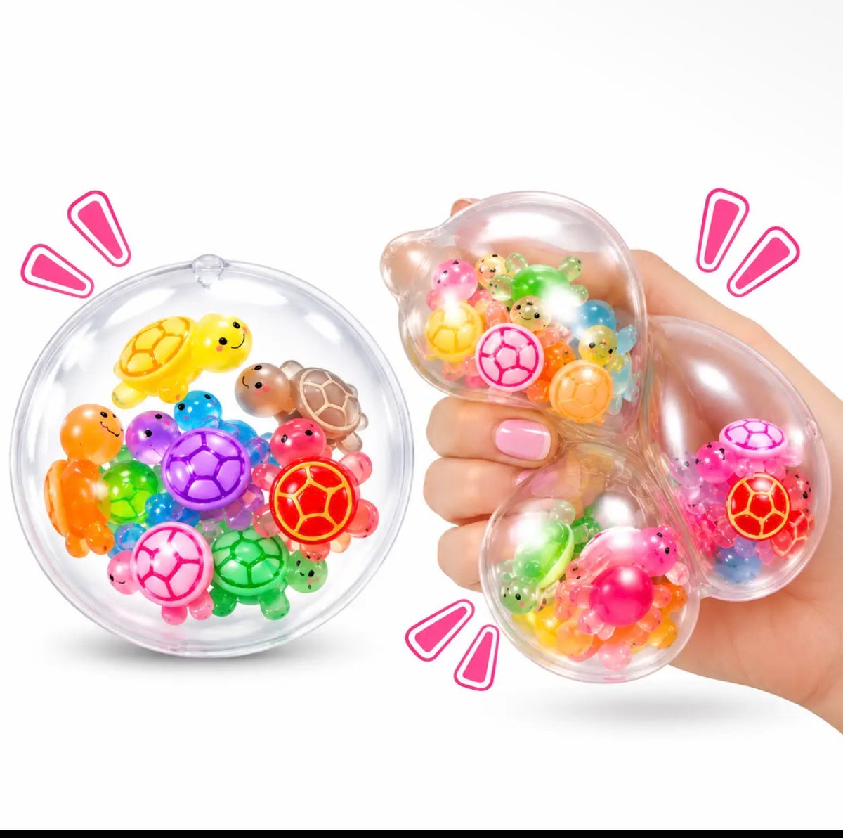 Colorful Squishy Ball with Animals