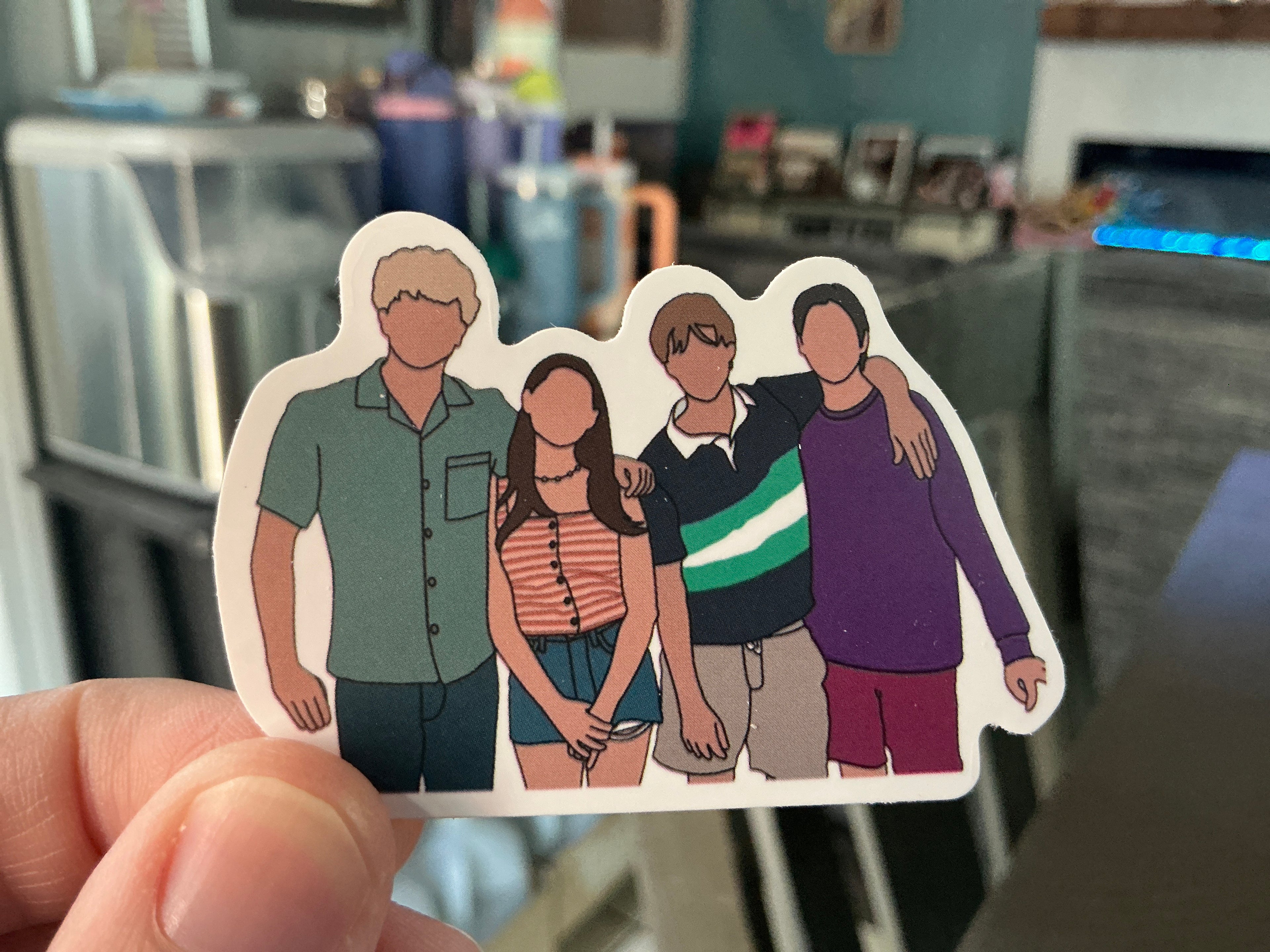 Water bottle stickers- Summer I turned pretty