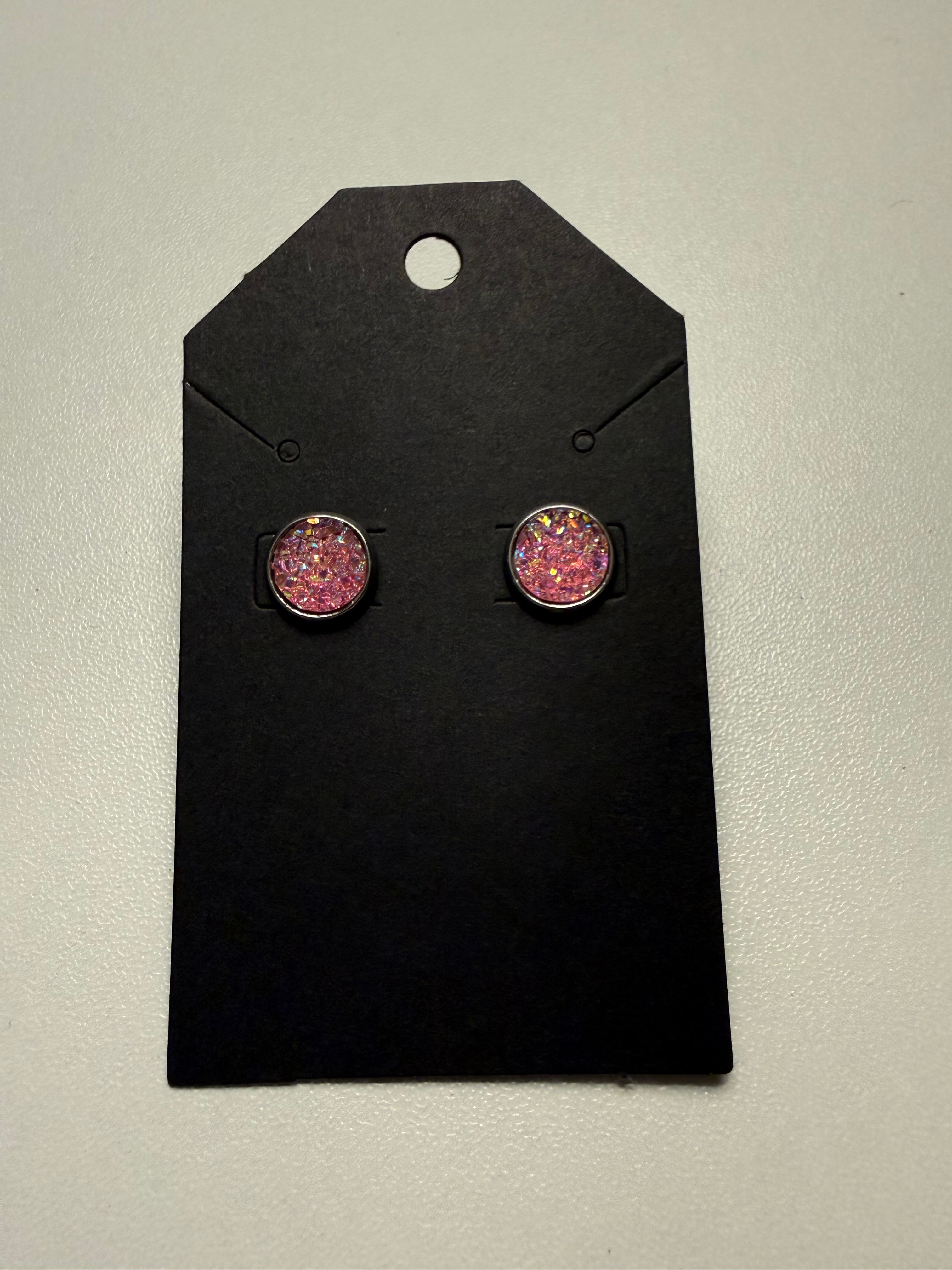 Druzy Stud Earrings