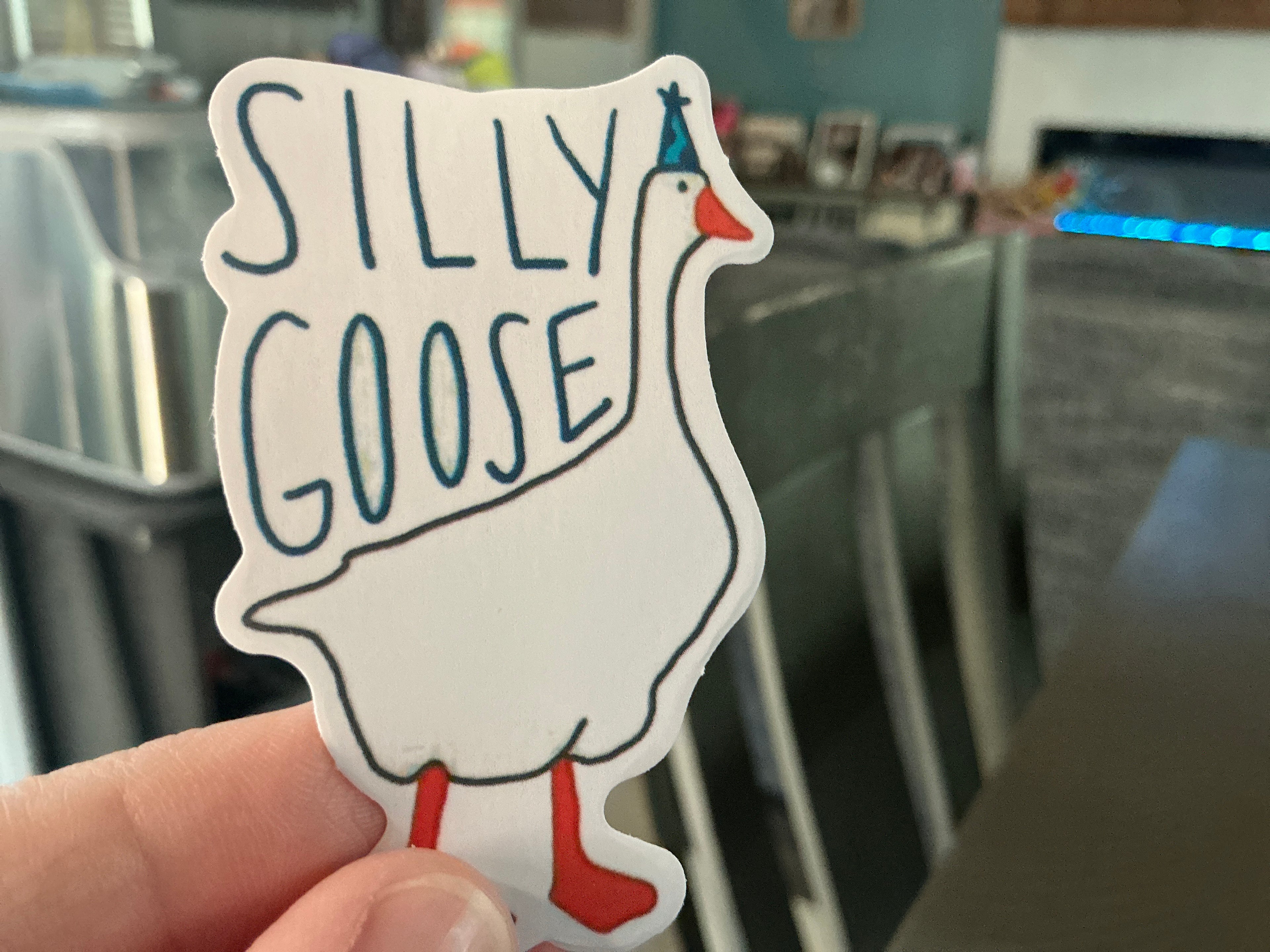 Goose Water bottle Stickers
