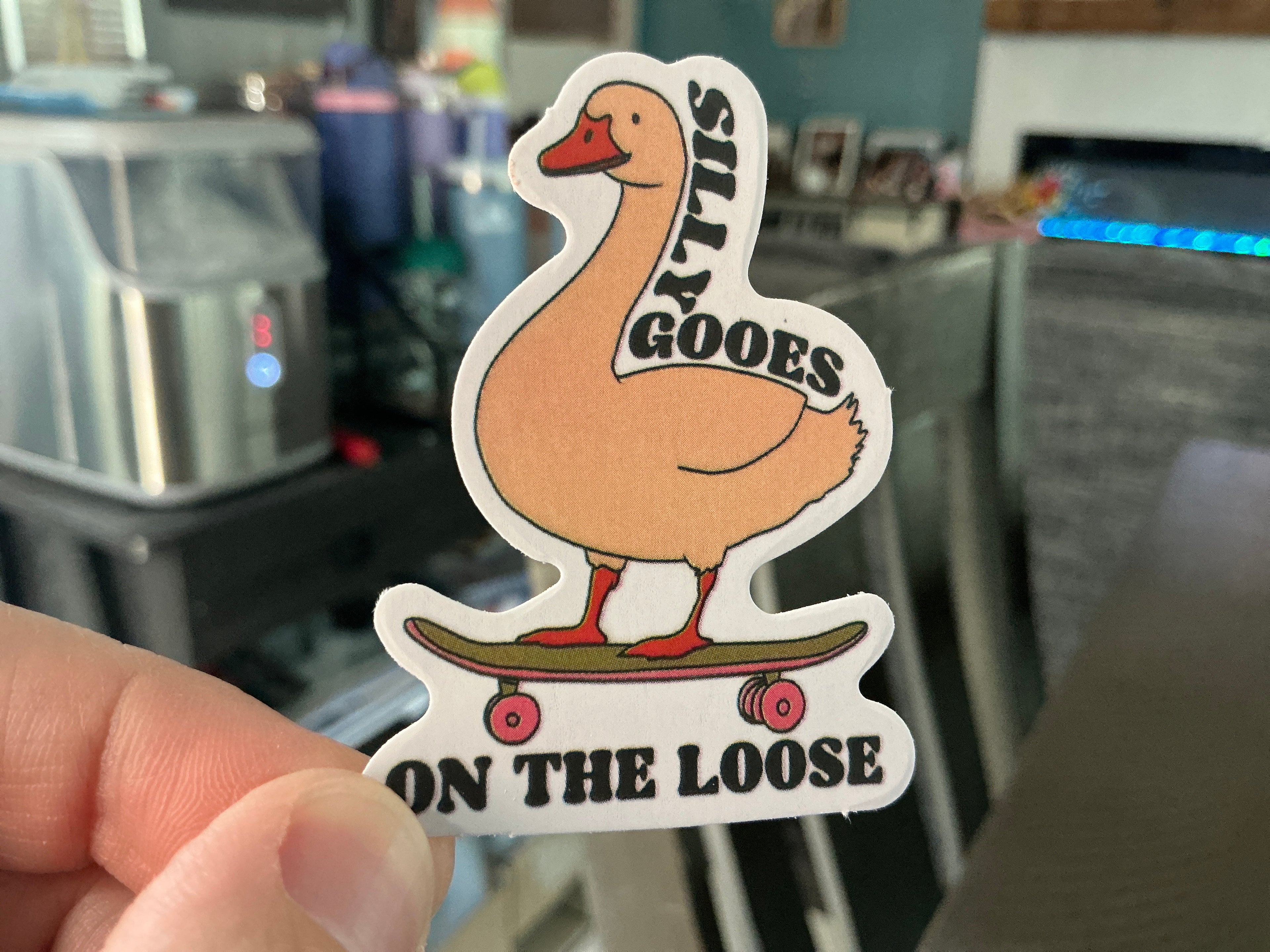 Goose Water bottle Stickers