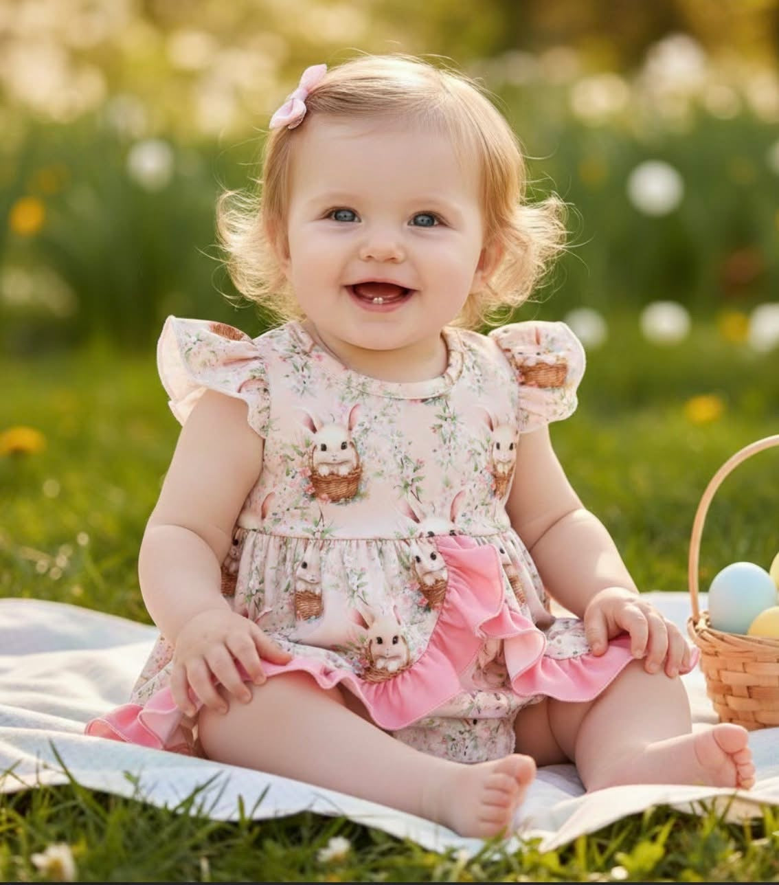 Cotton Tail Cutie Romper