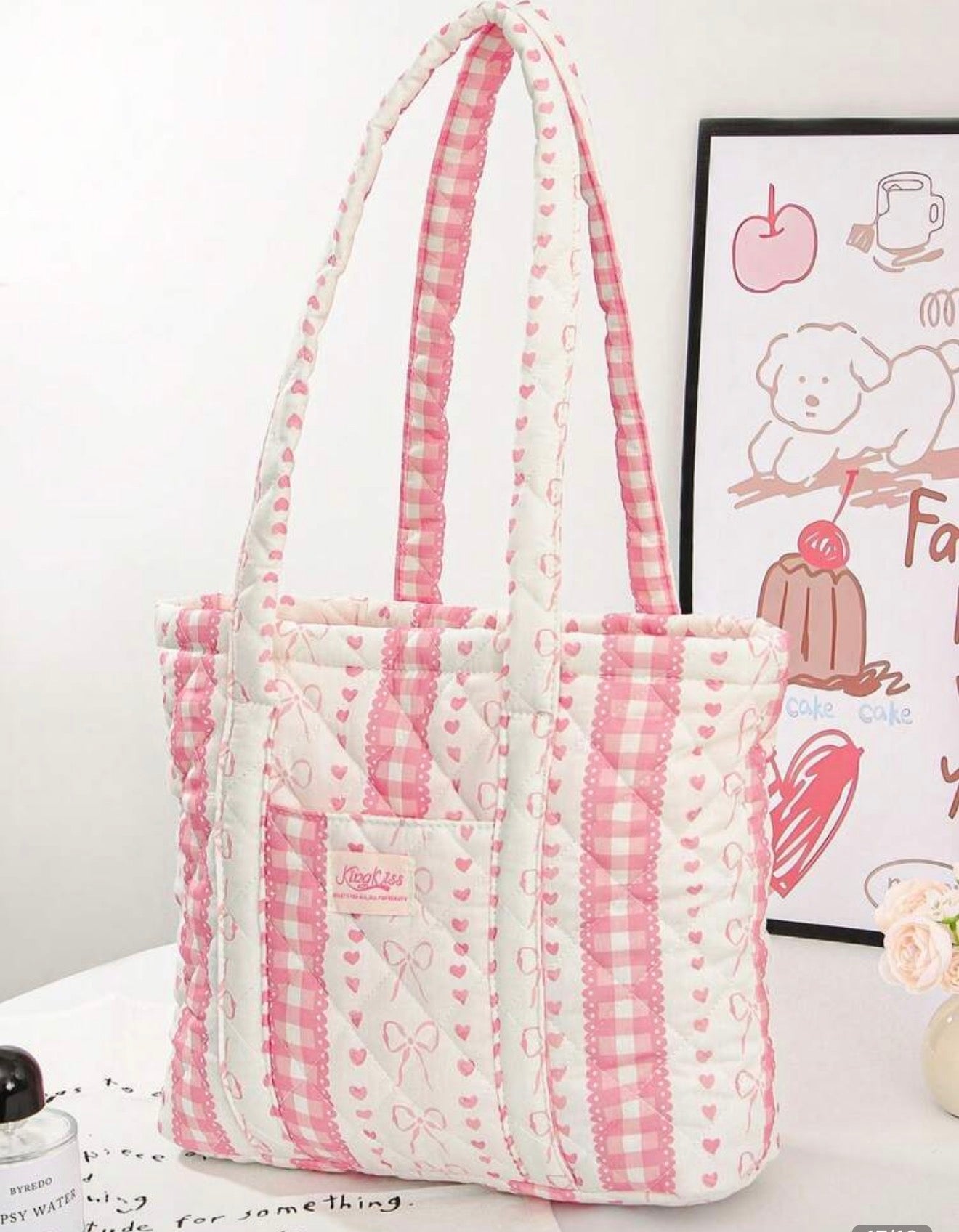 Cute Quilted Tote Bag