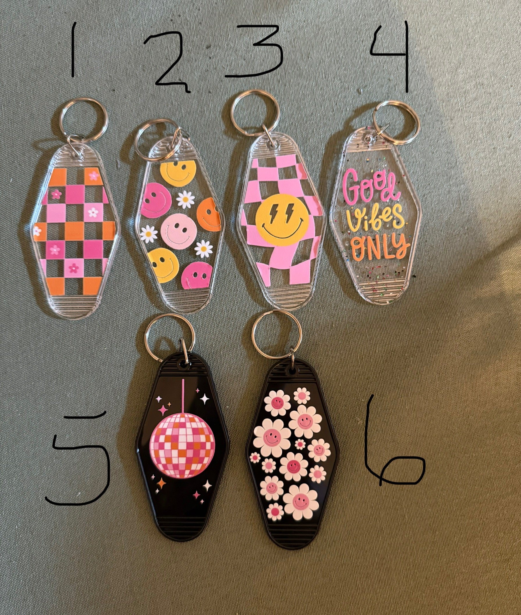 Plastic Keychains