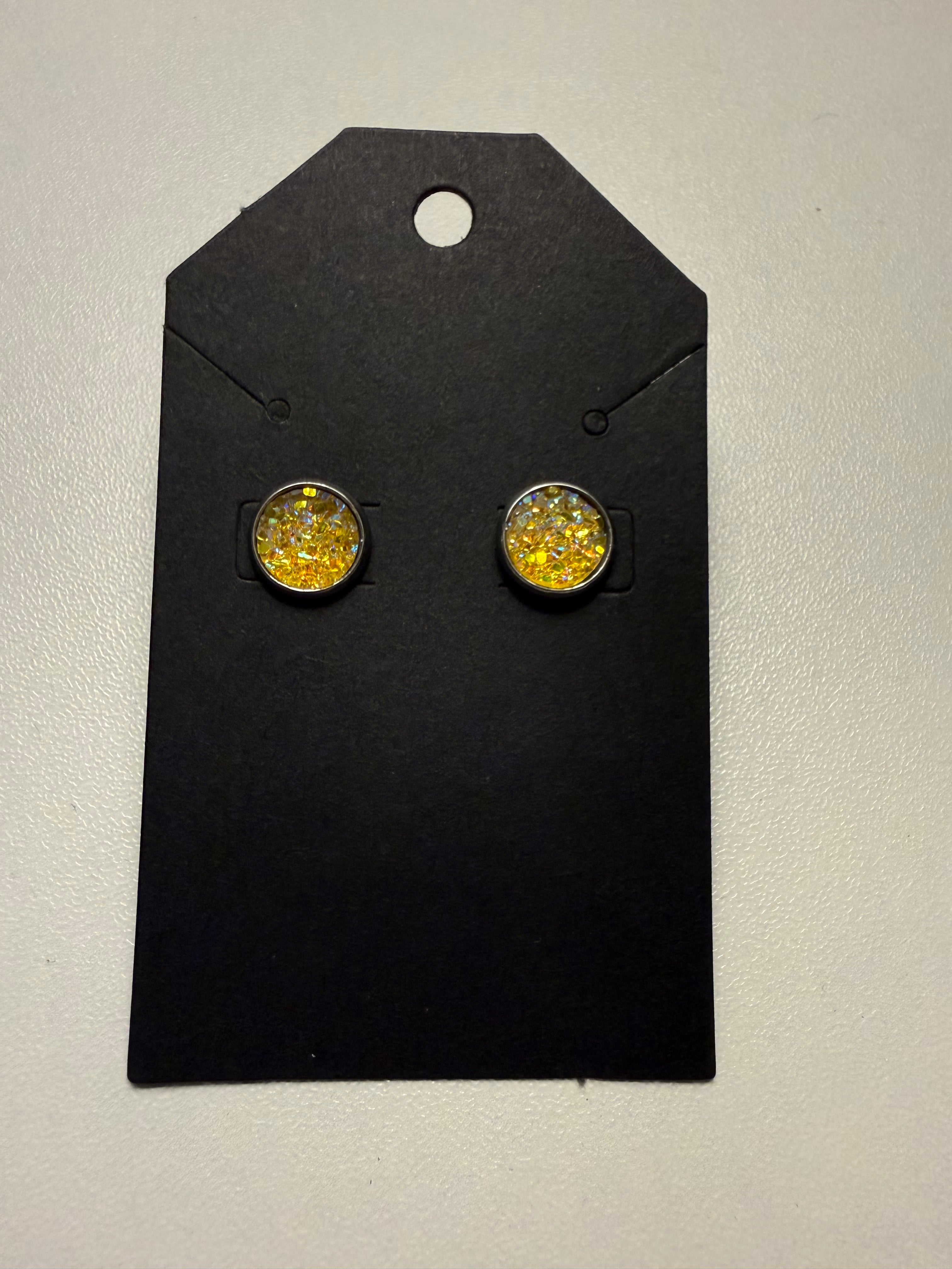 Druzy Stud Earrings
