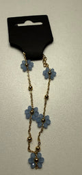Blue Flower Bracelet
