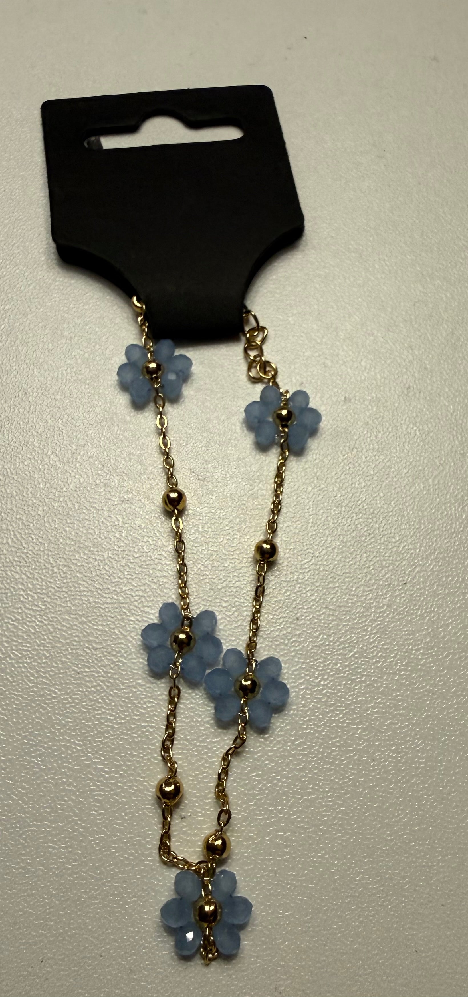 Blue Flower Bracelet