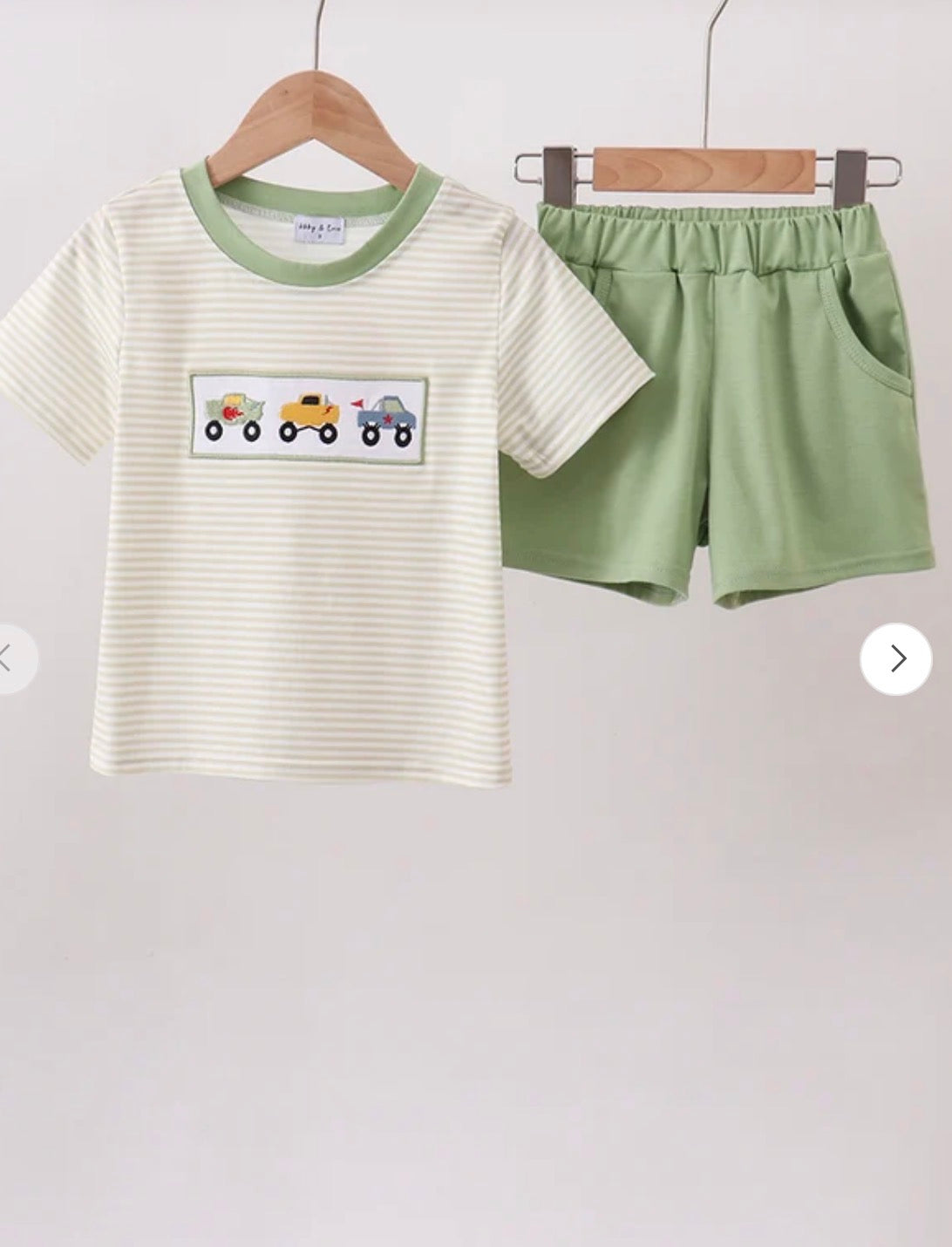 Monster Trucks Shorts Set- Boys