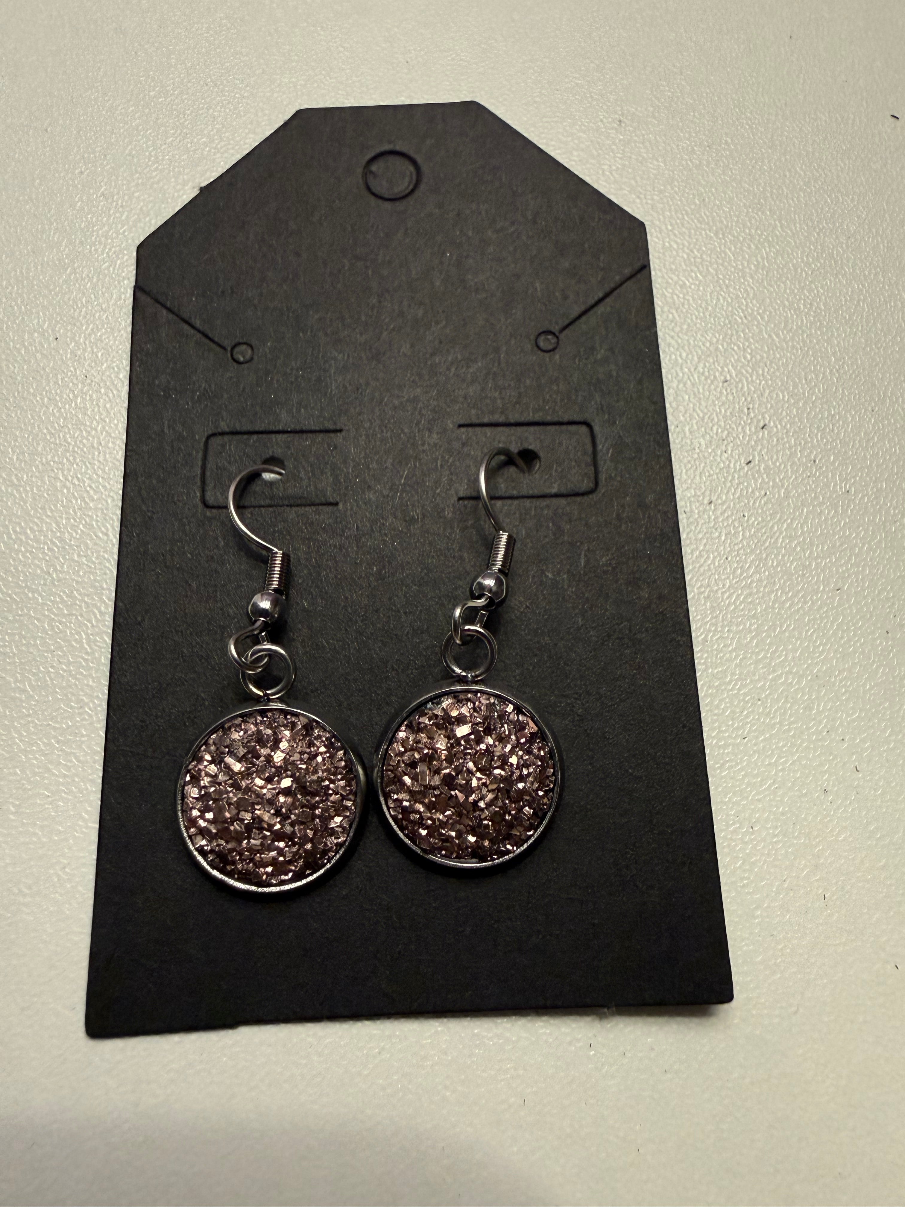 Druzy Dangle Earrings