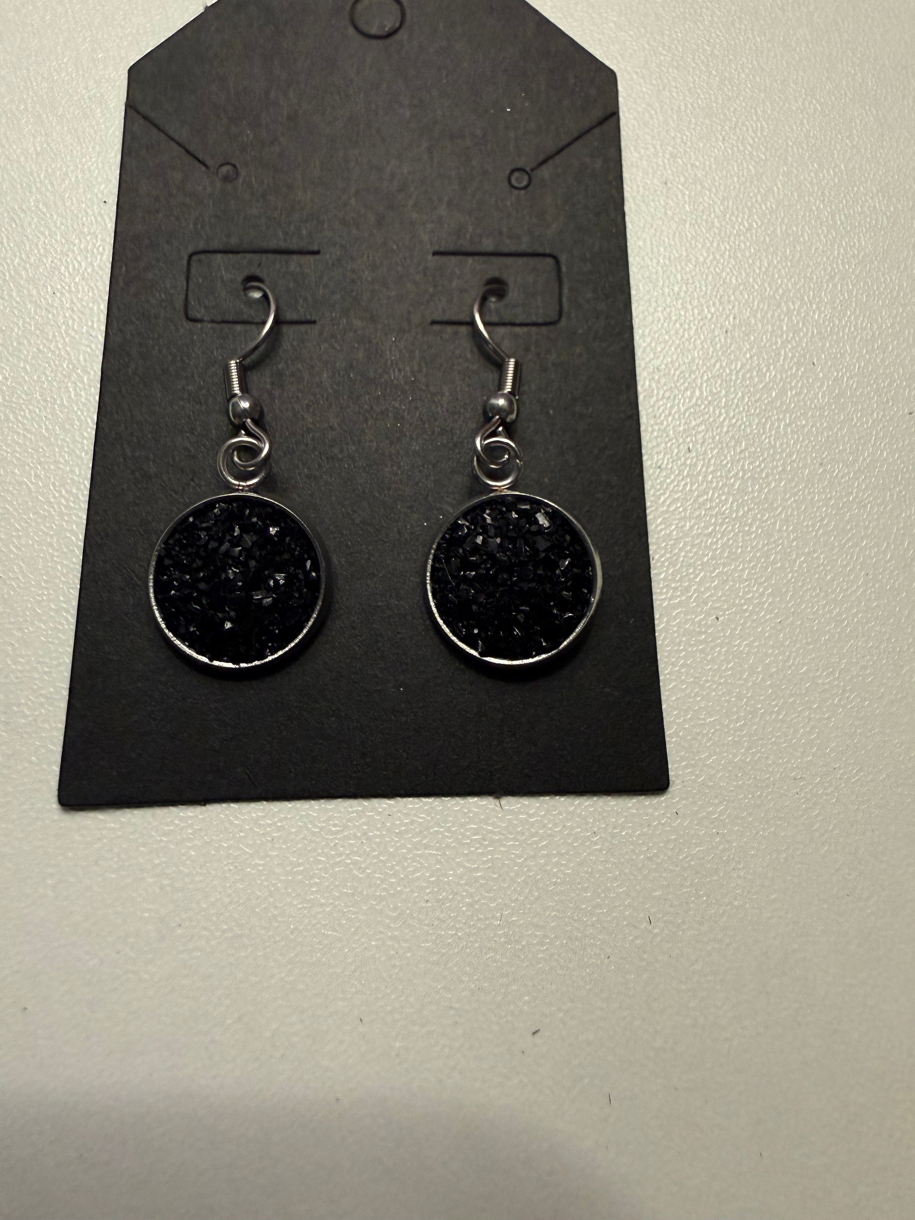 Druzy Dangle Earrings