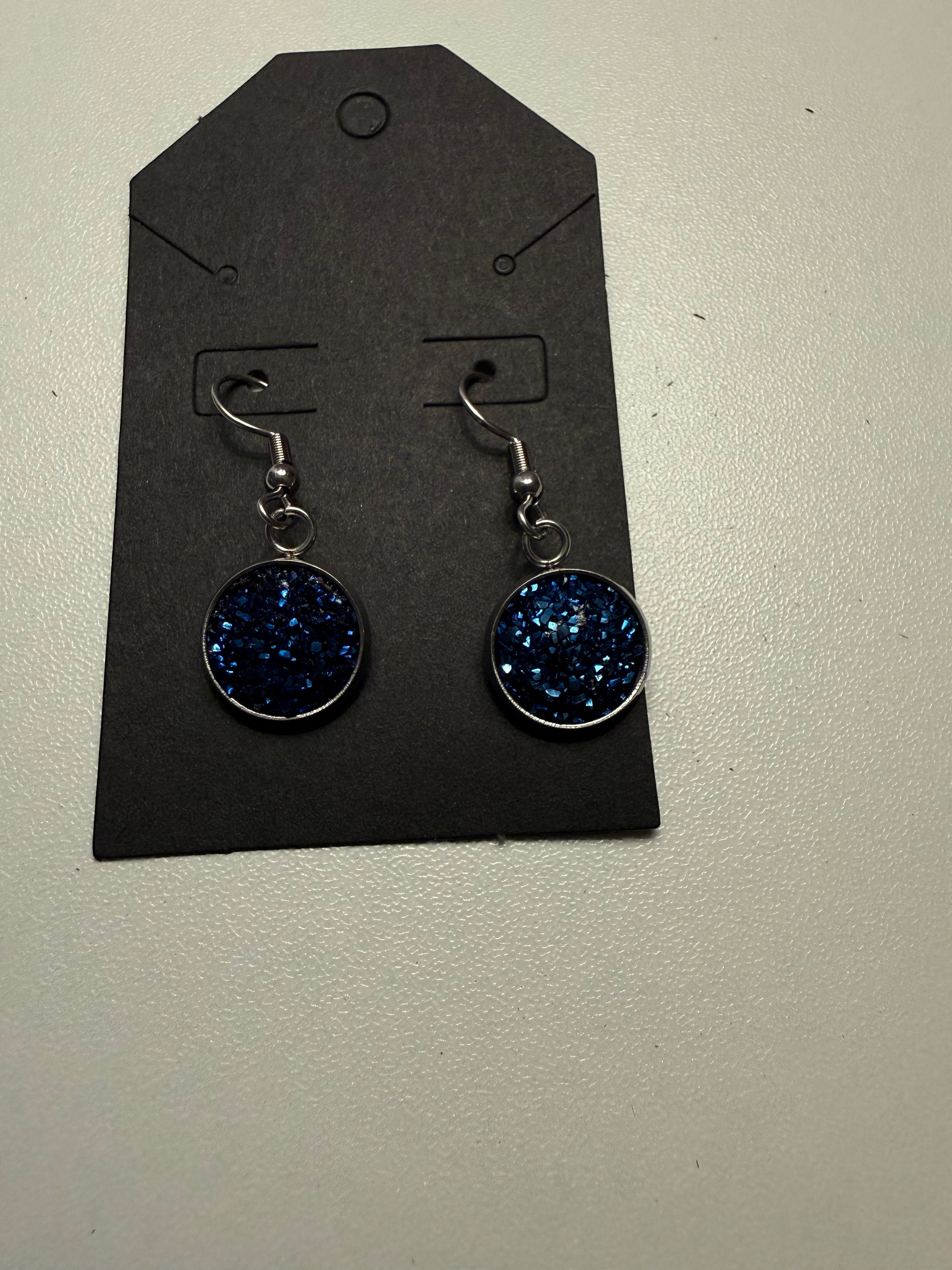 Druzy Dangle Earrings