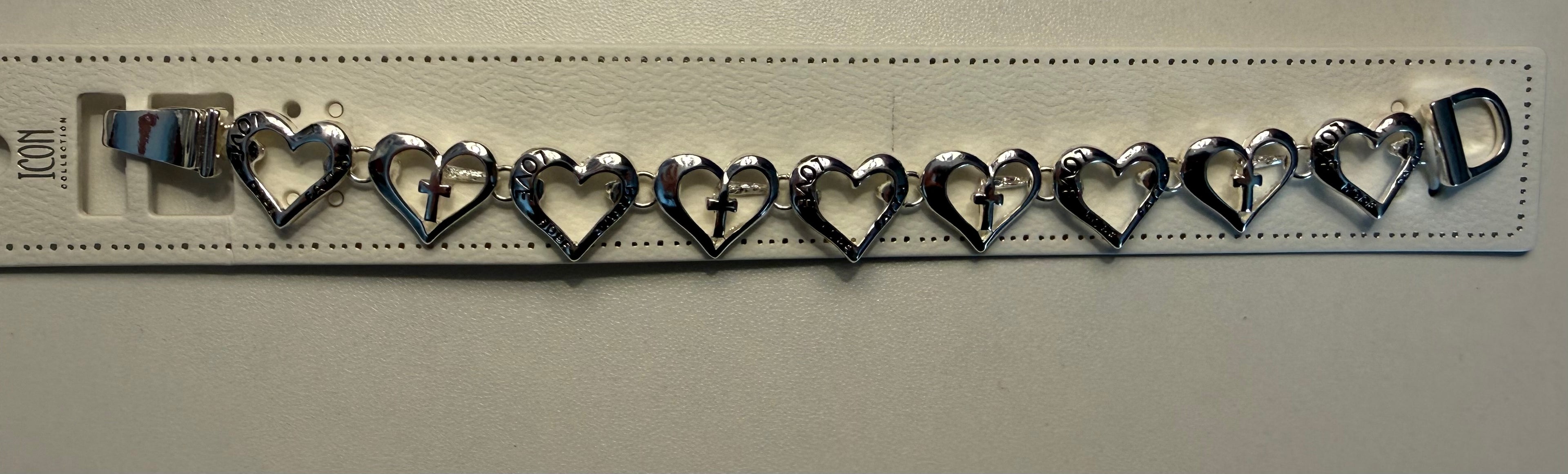 Cross/Heart Bracelets