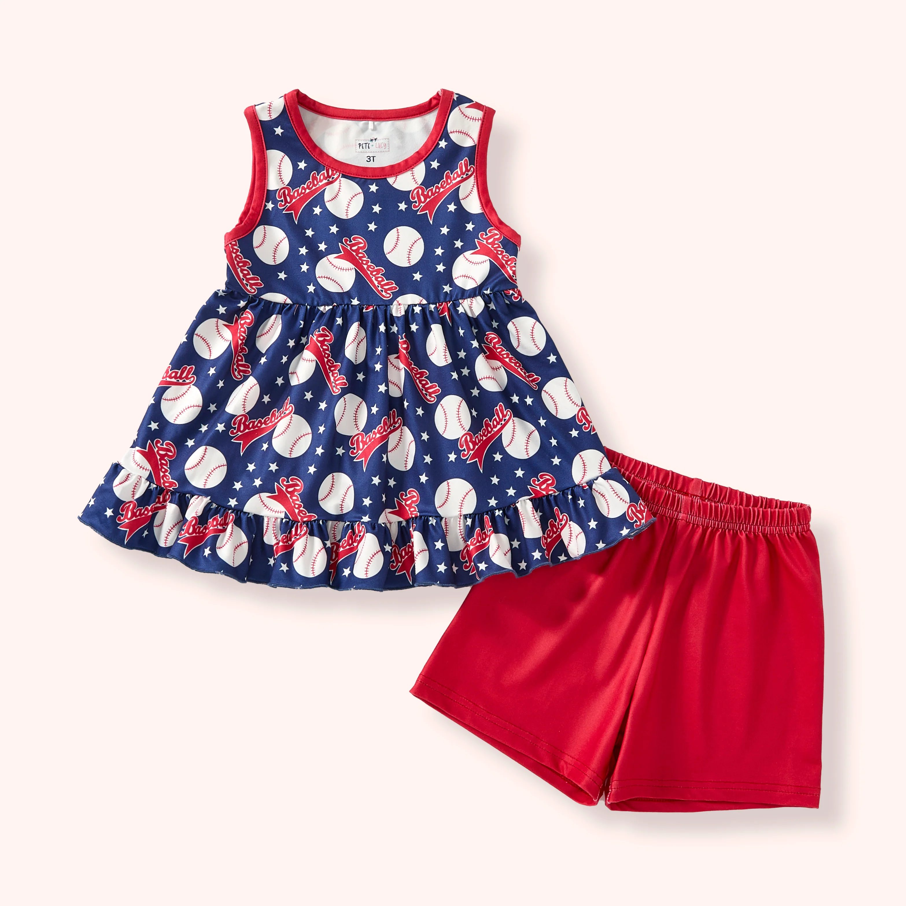 New!!! Play Ball Shorts Set