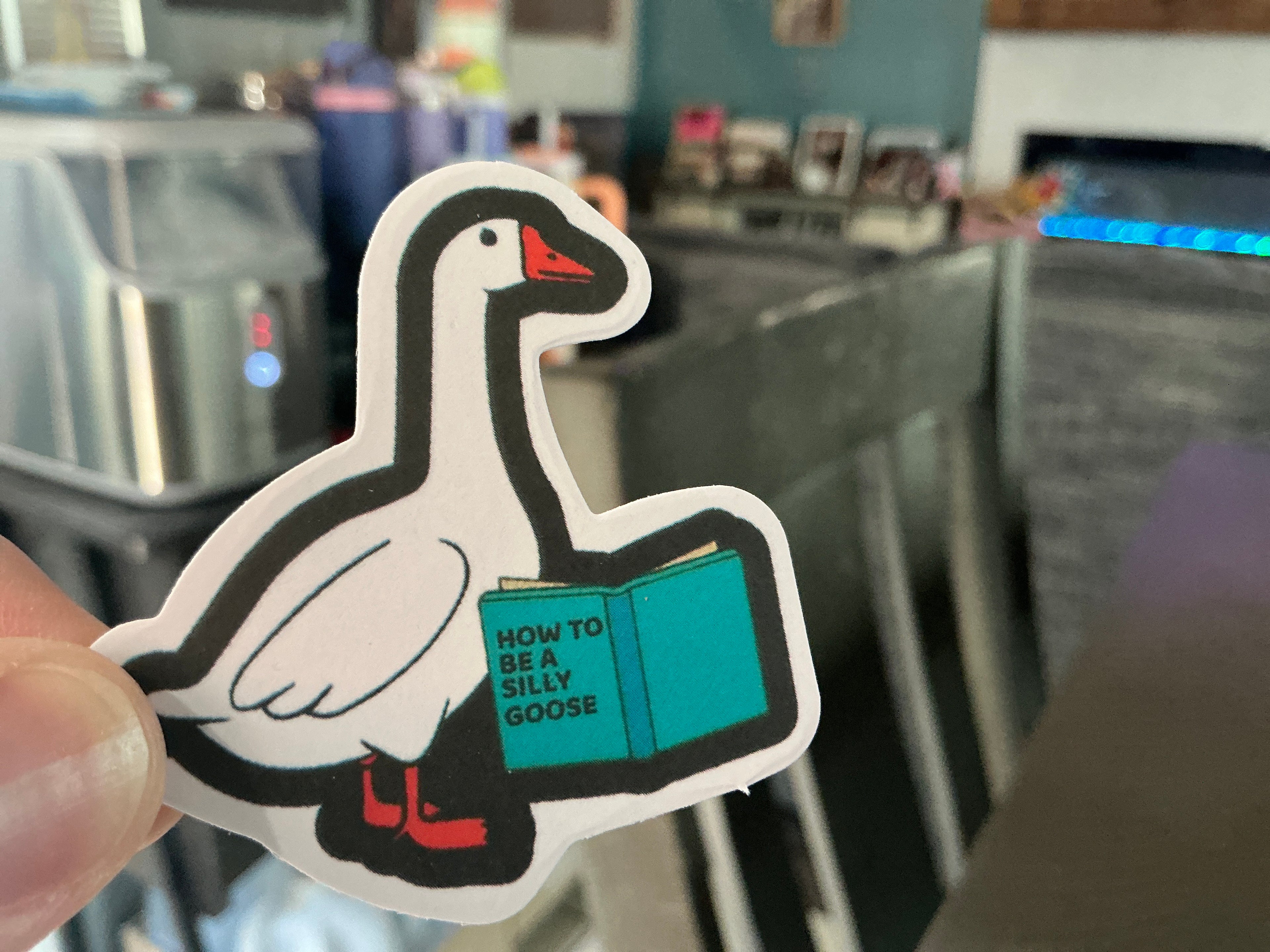 Goose Water bottle Stickers
