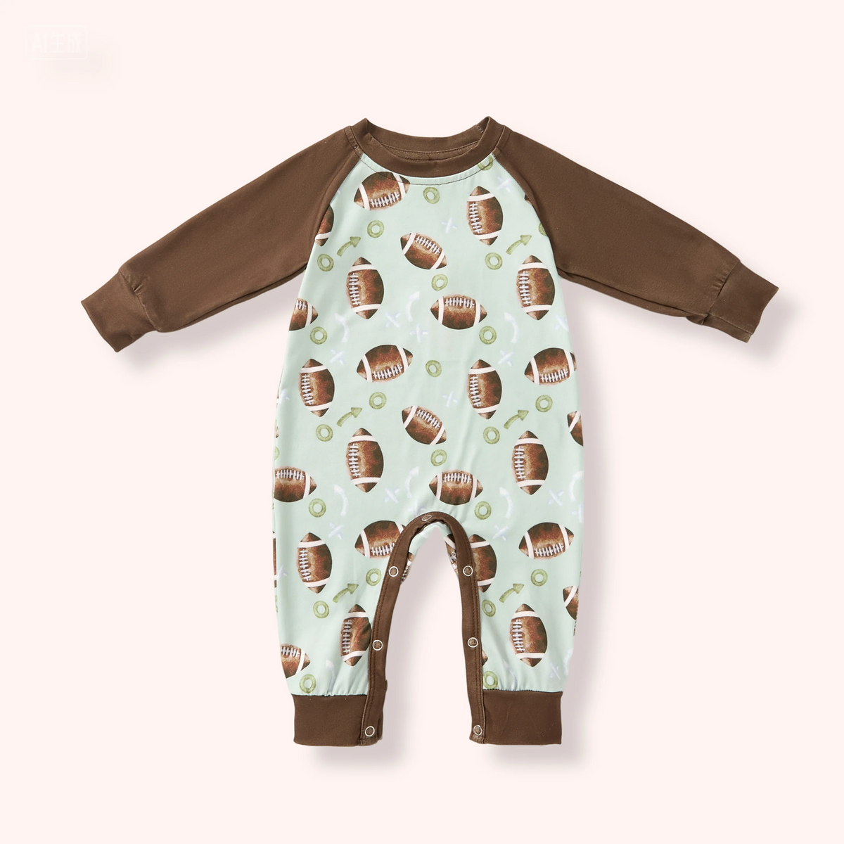 Game Day Boy Romper