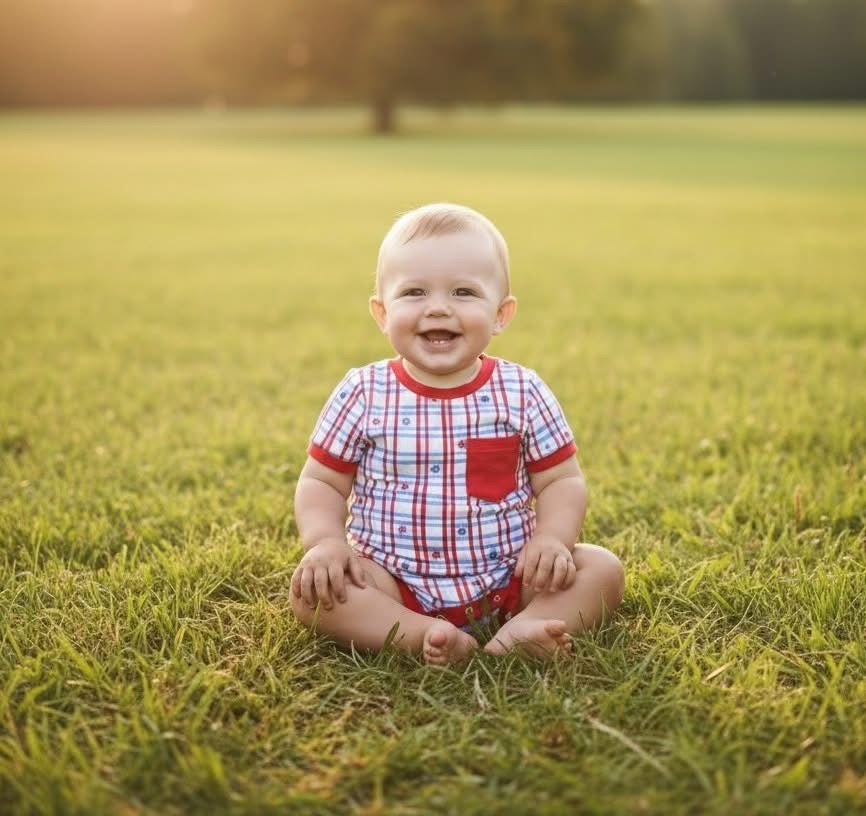 Freedom Fields Boy Romper