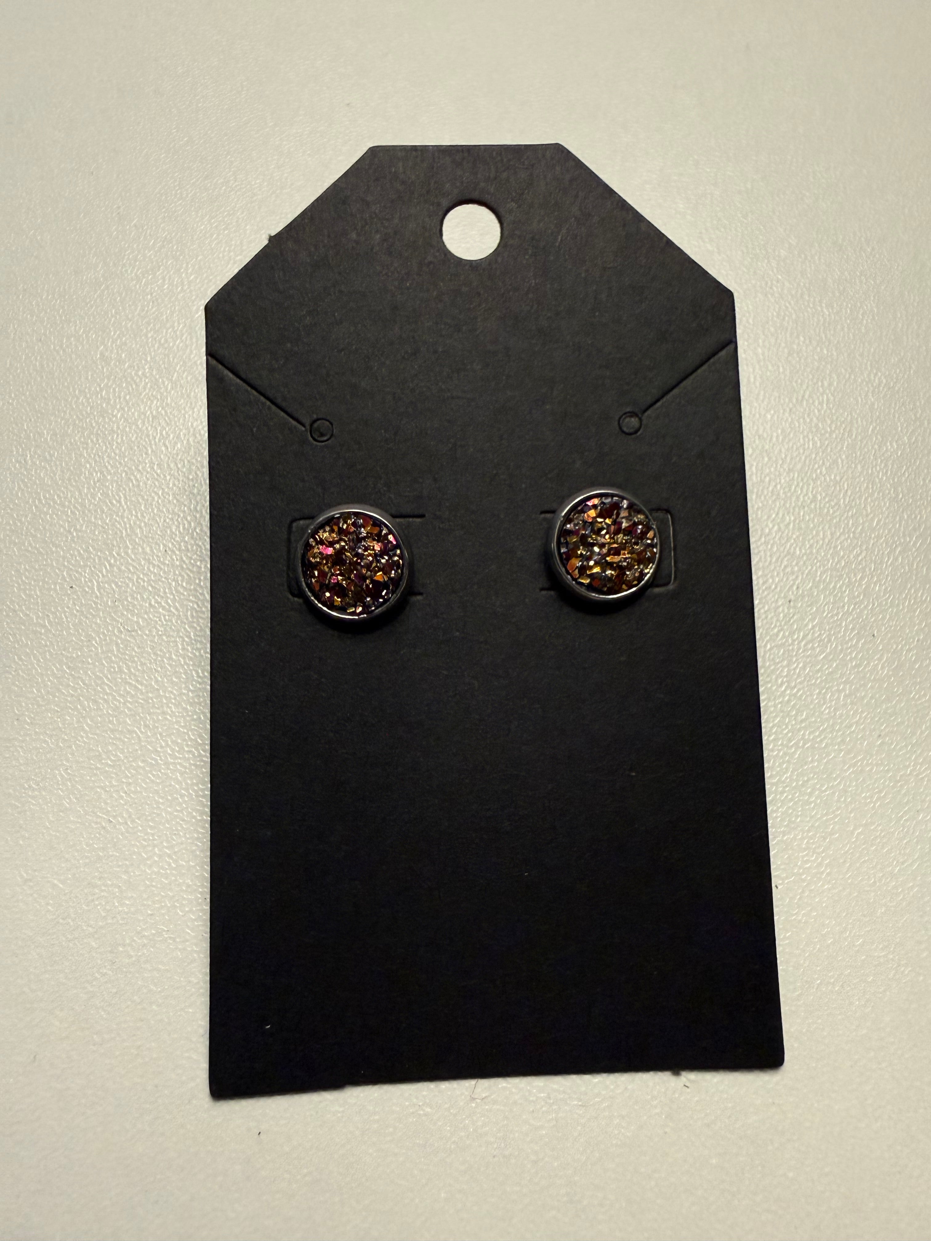Druzy Stud Earrings