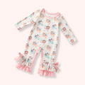 Cozy Critters Girl Romper