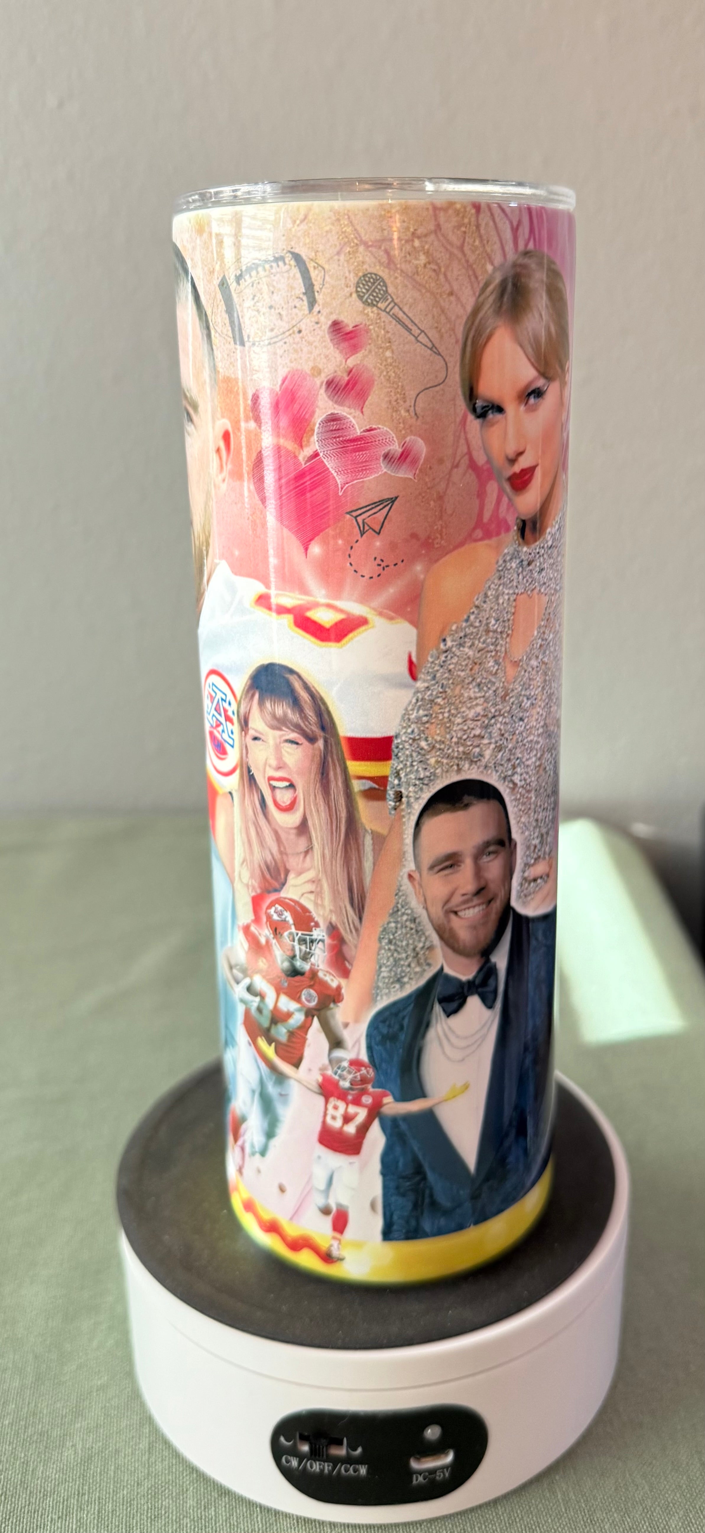 Taylor Swift and Travis Kelce Tumbler