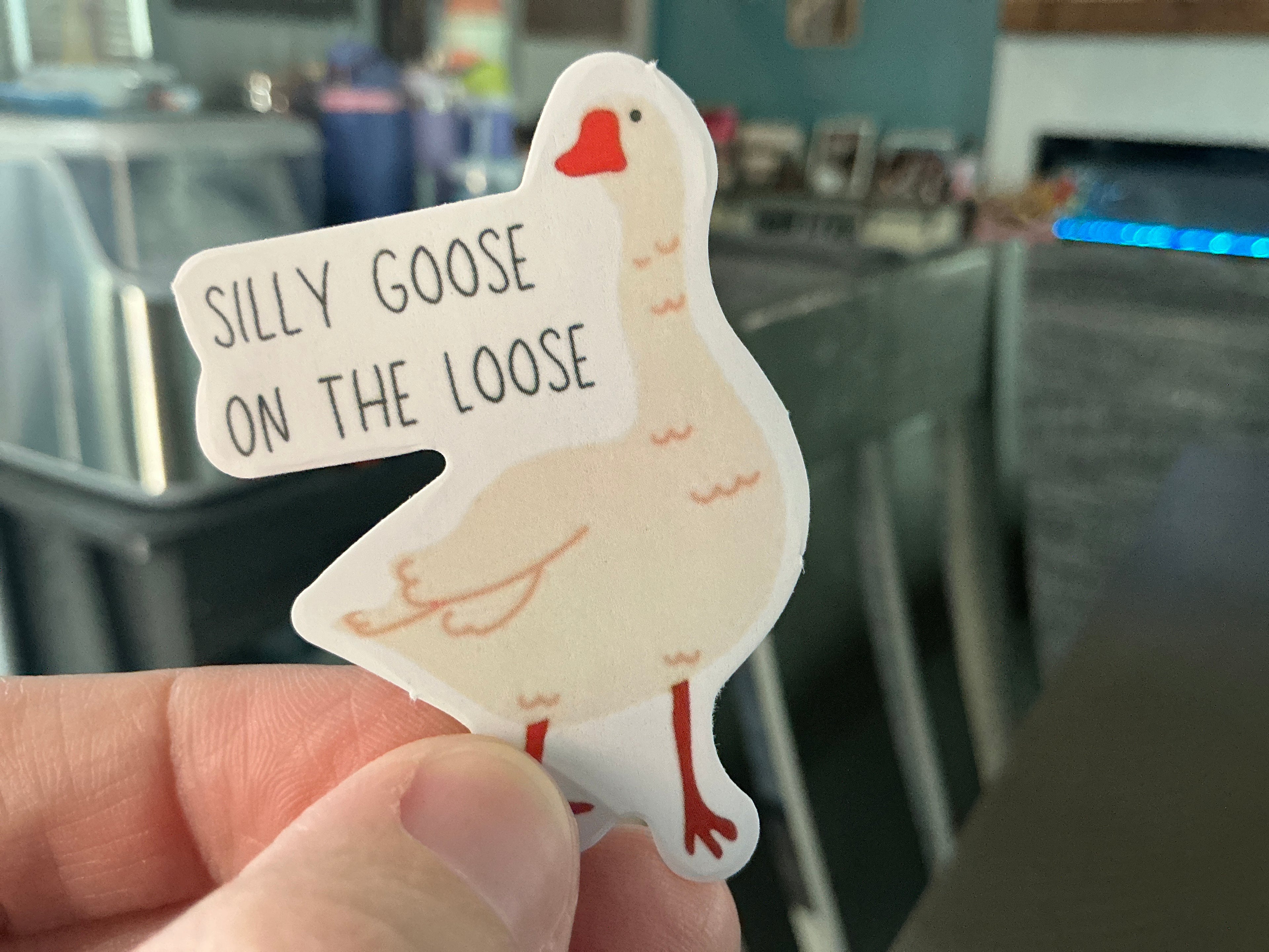 Goose Water bottle Stickers