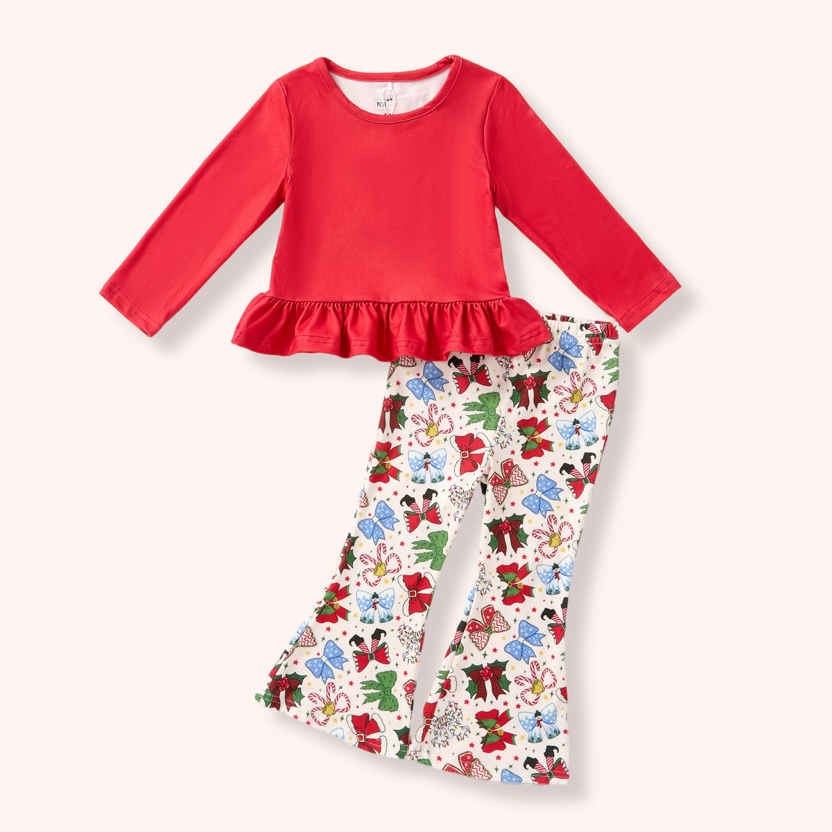 Christmas Bows- Pants Set