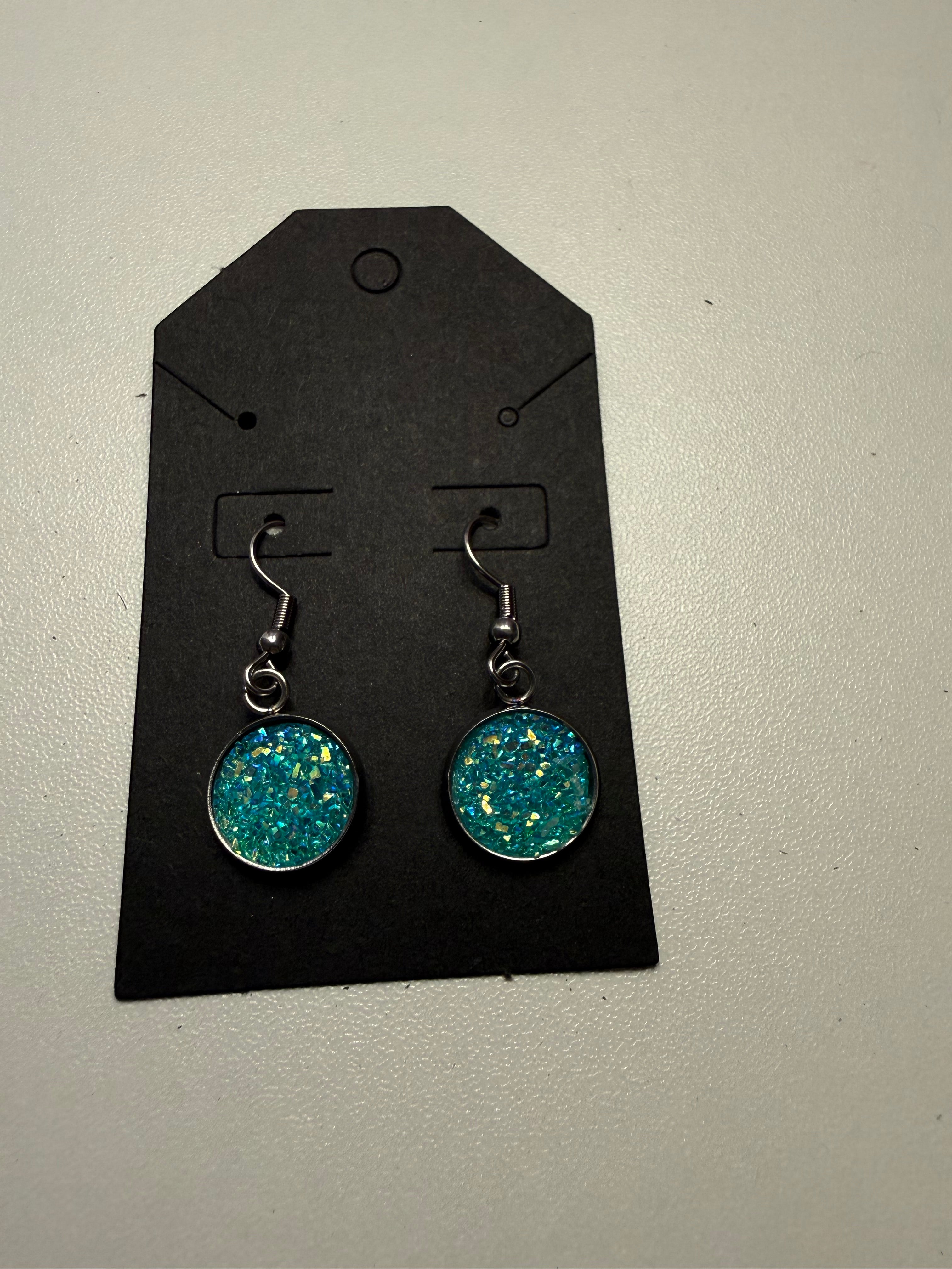 Druzy Dangle Earrings