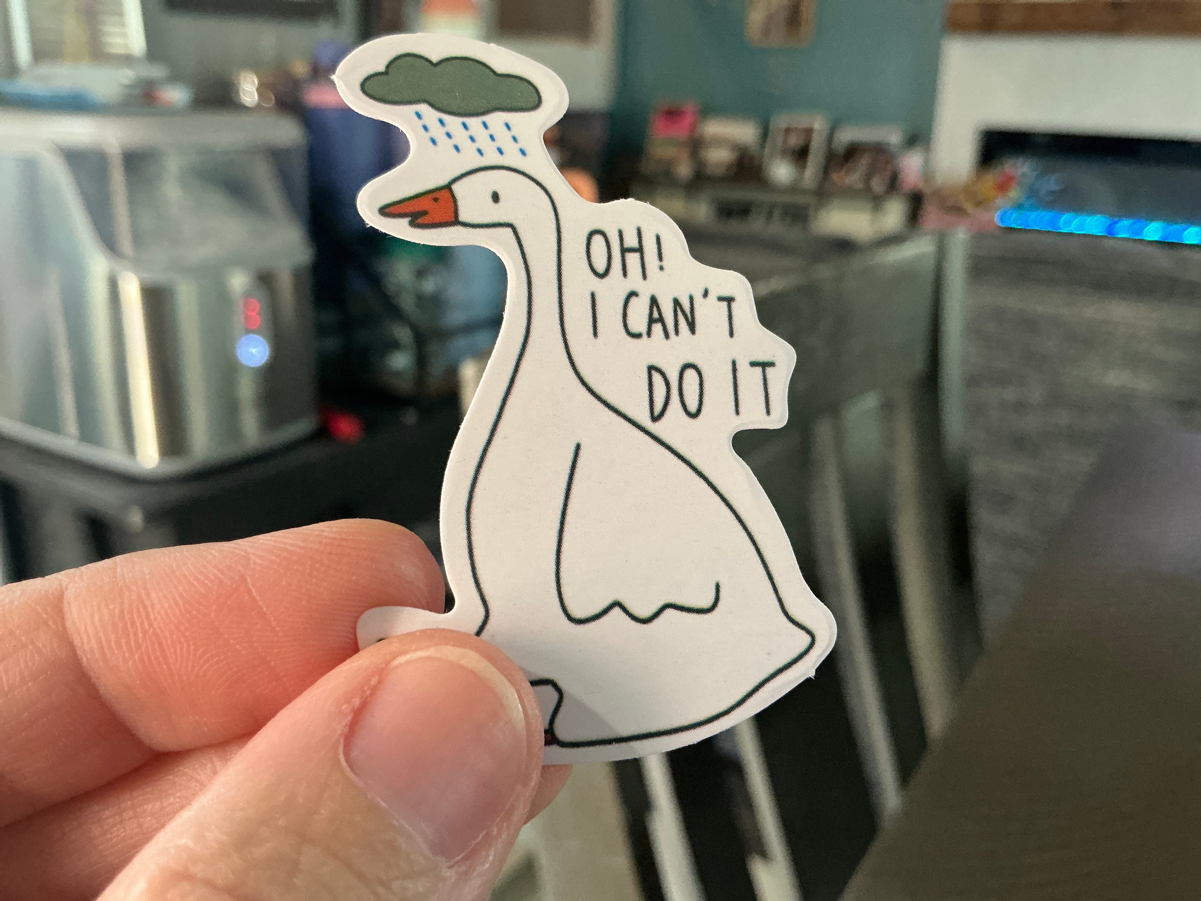 Goose Water bottle Stickers