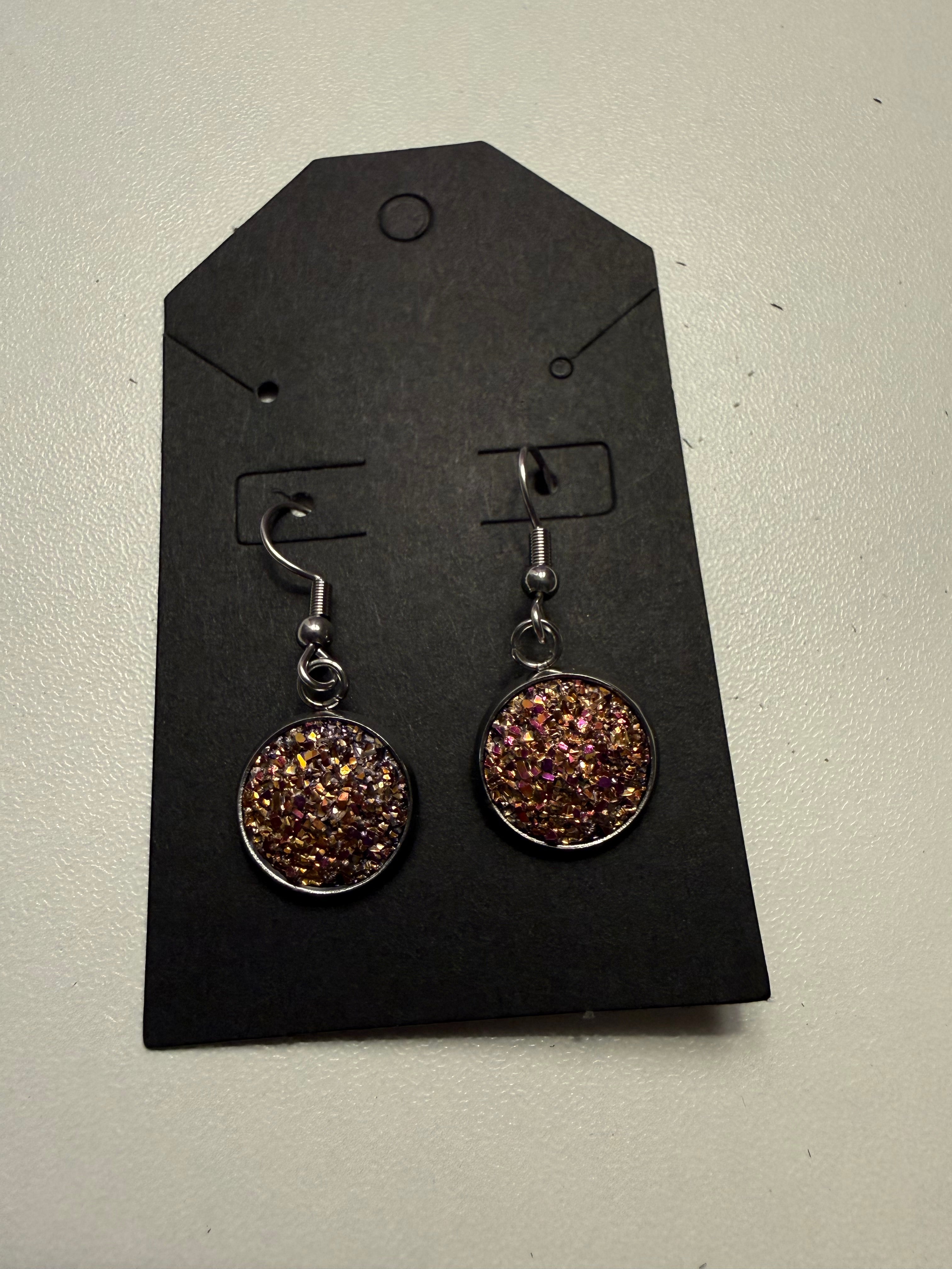 Druzy Dangle Earrings