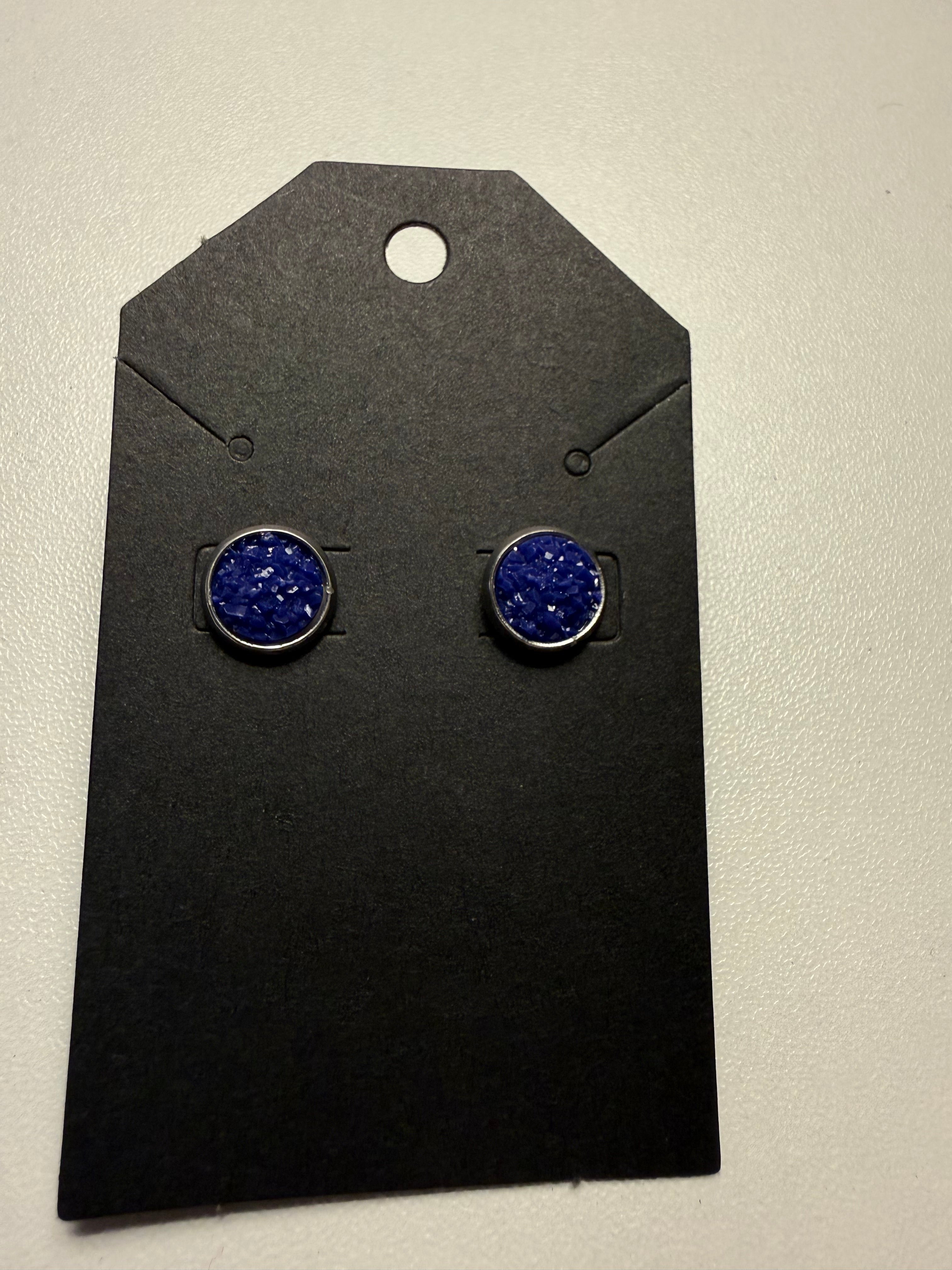 Druzy Stud Earrings