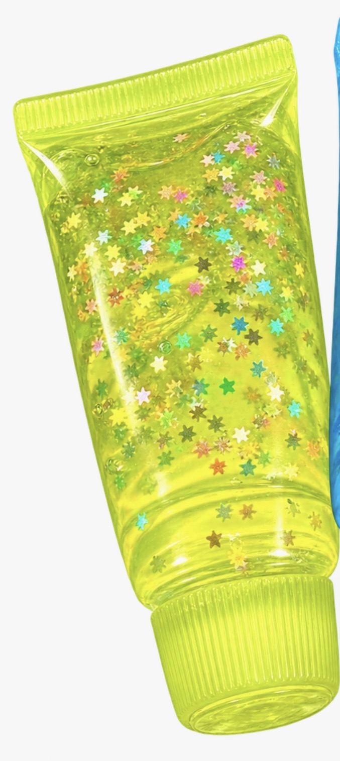 Toothpaste Sparkly Star Confetti Sugar Squishy
