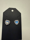Blue Hearts with Pearls