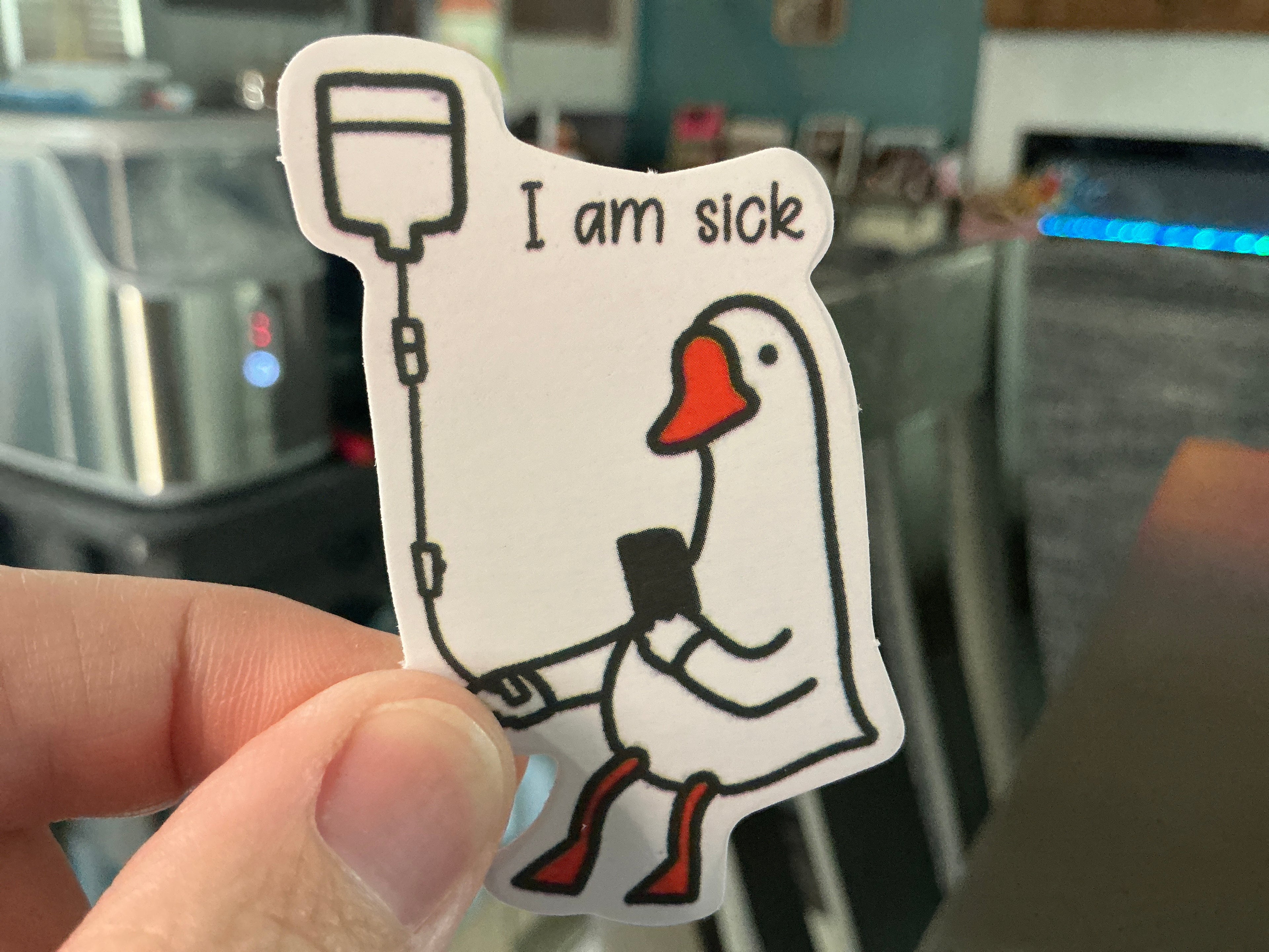 Goose Water bottle Stickers