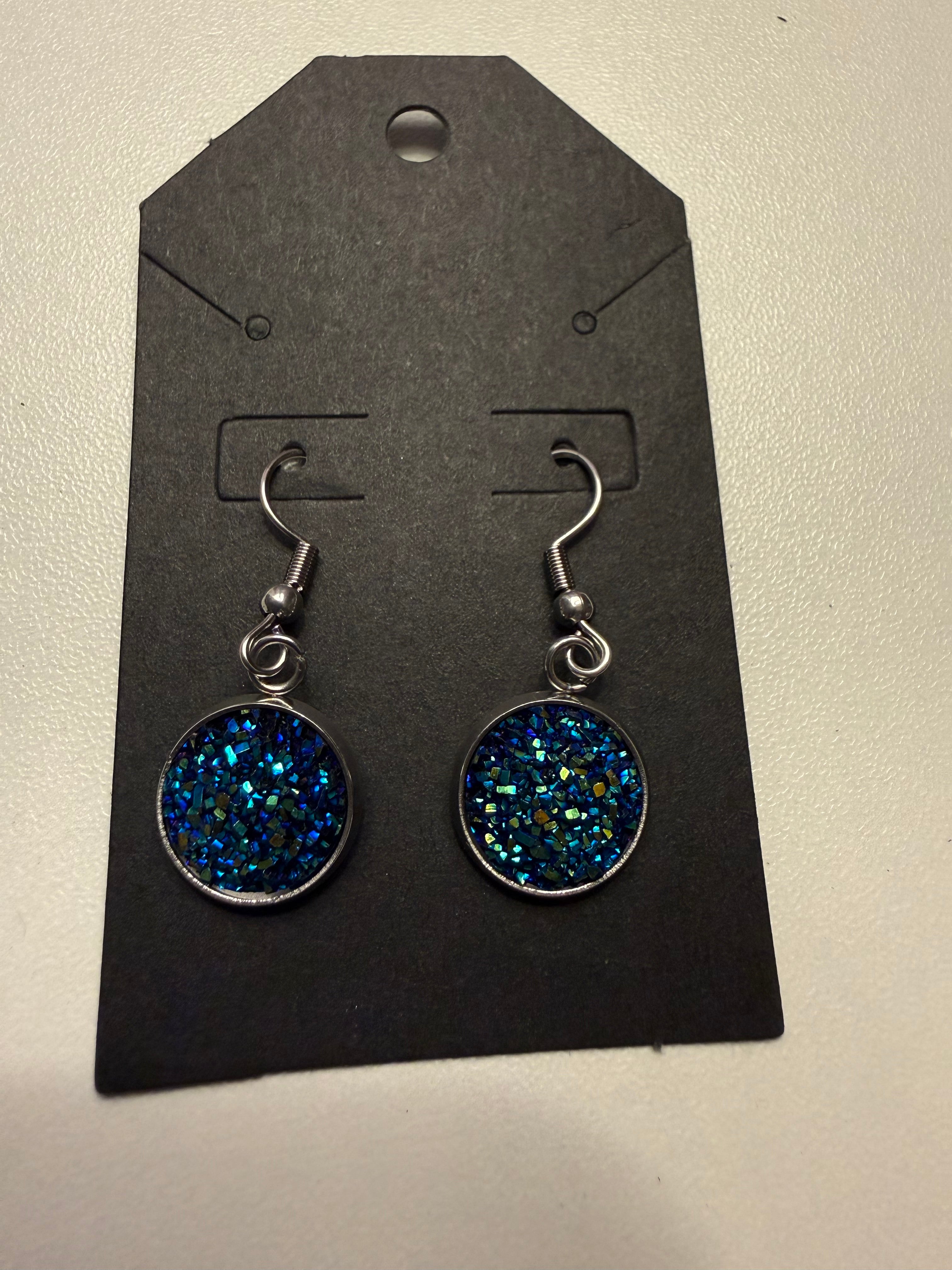 Druzy Dangle Earrings