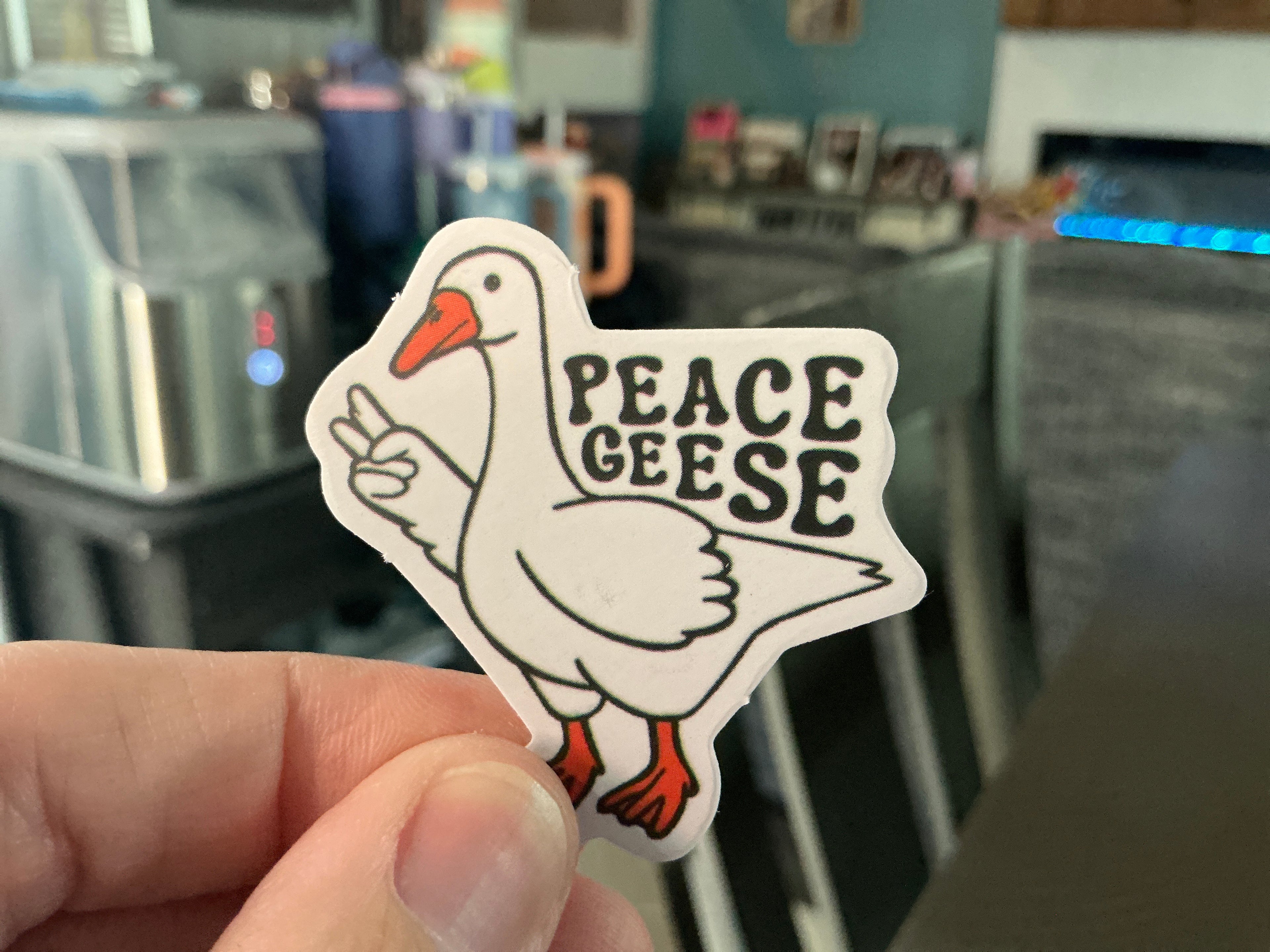 Goose Water bottle Stickers