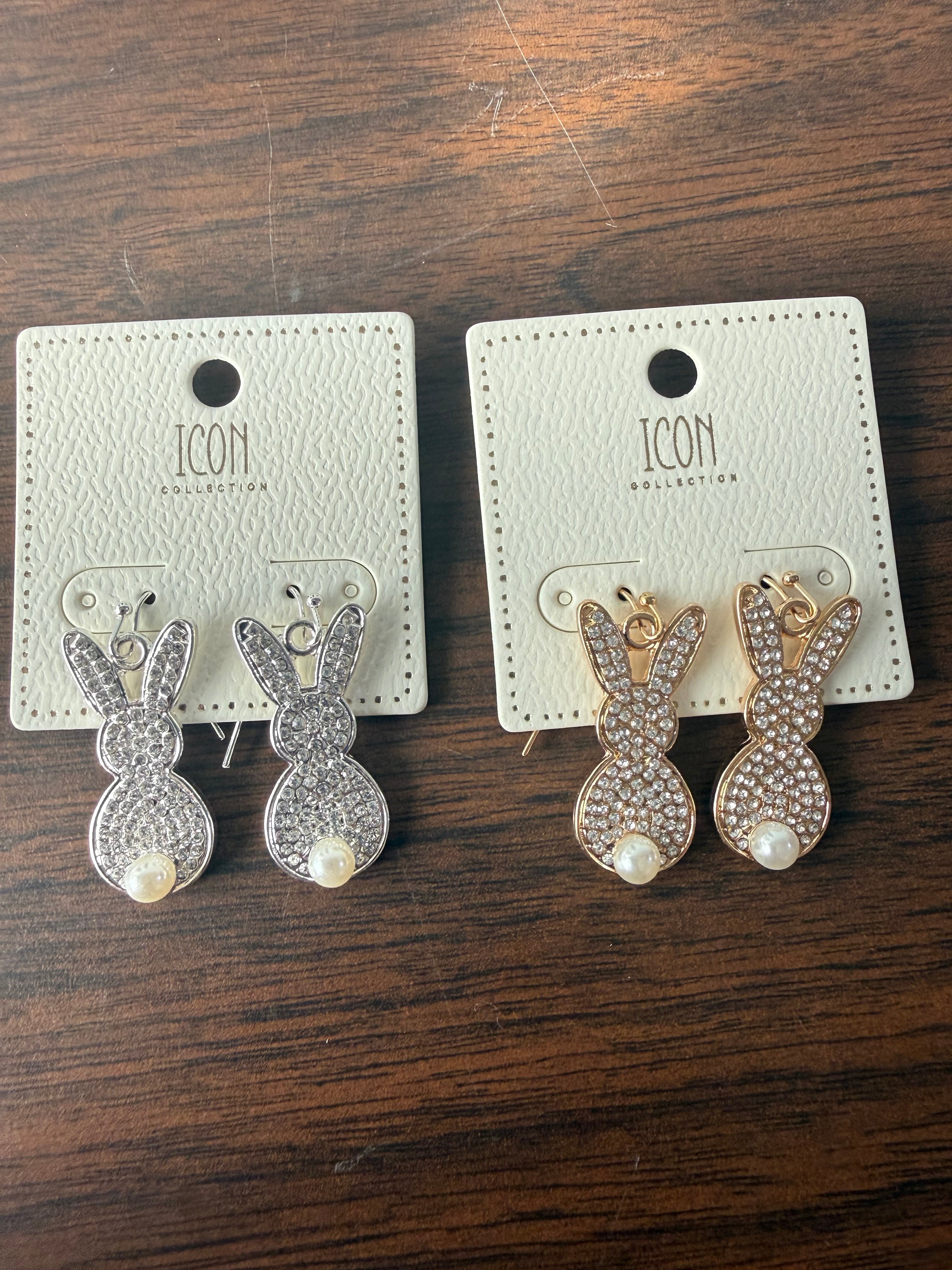 Bunny Bling Earrings