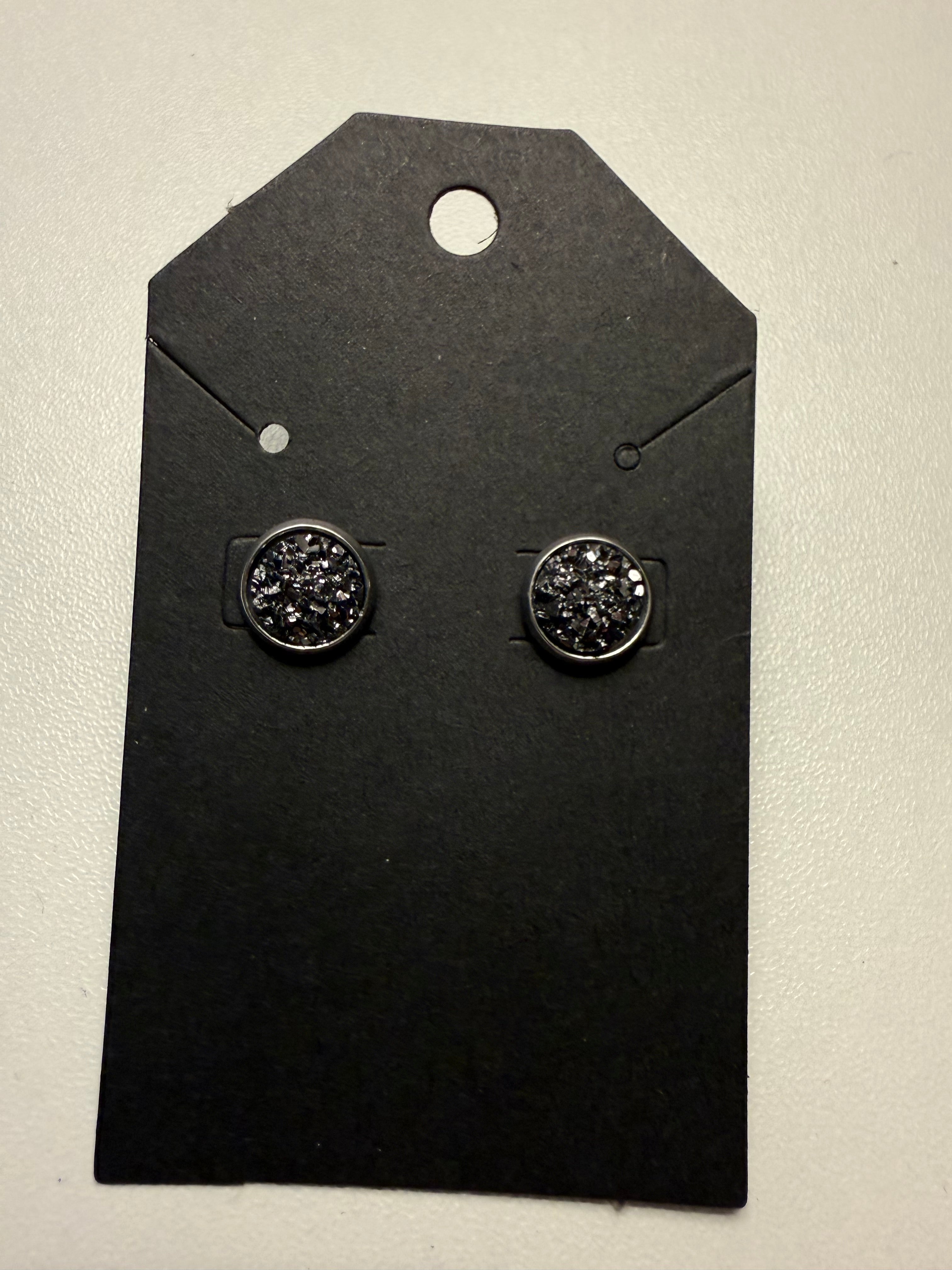 Druzy Stud Earrings