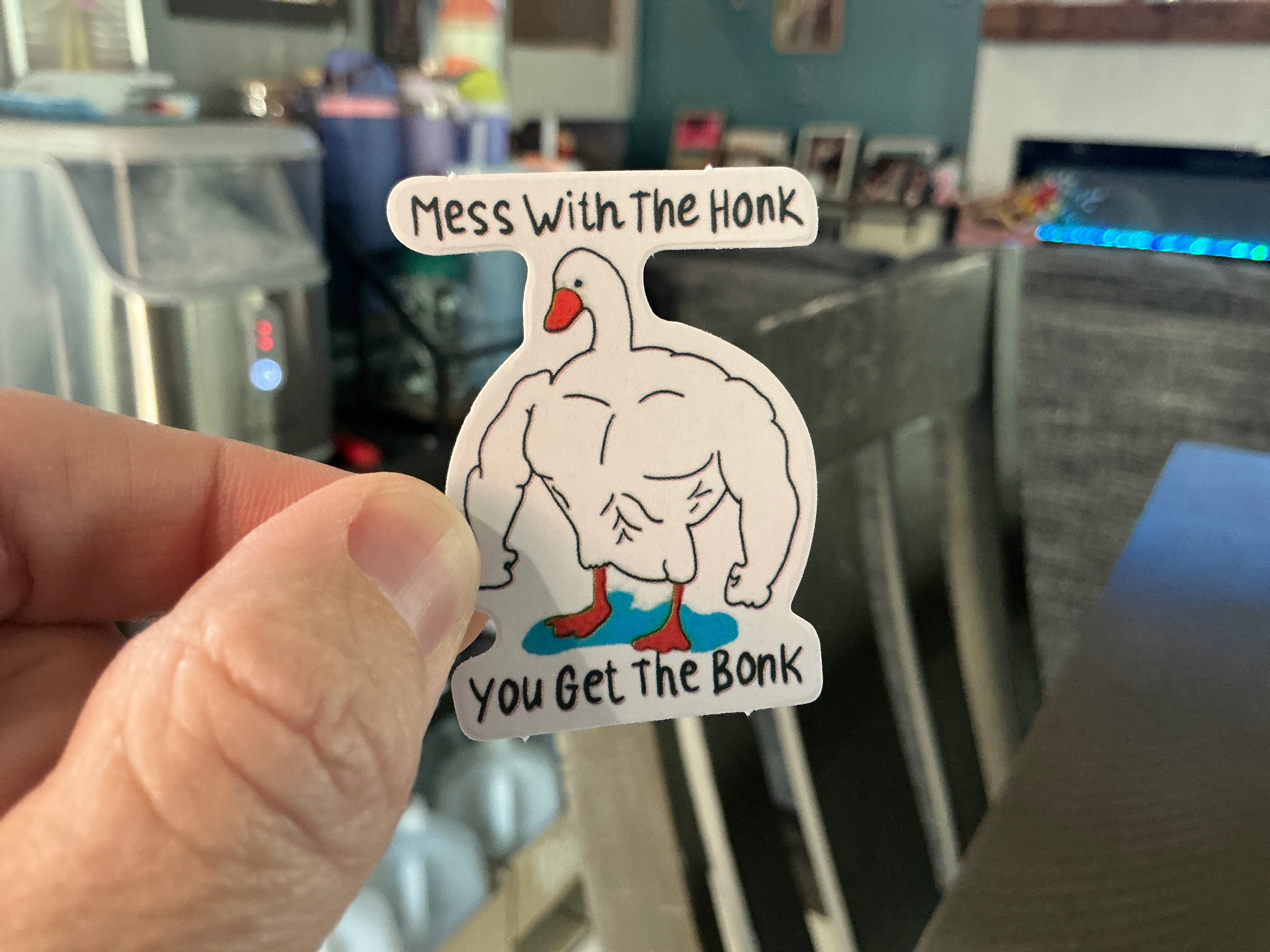 Goose Water bottle Stickers
