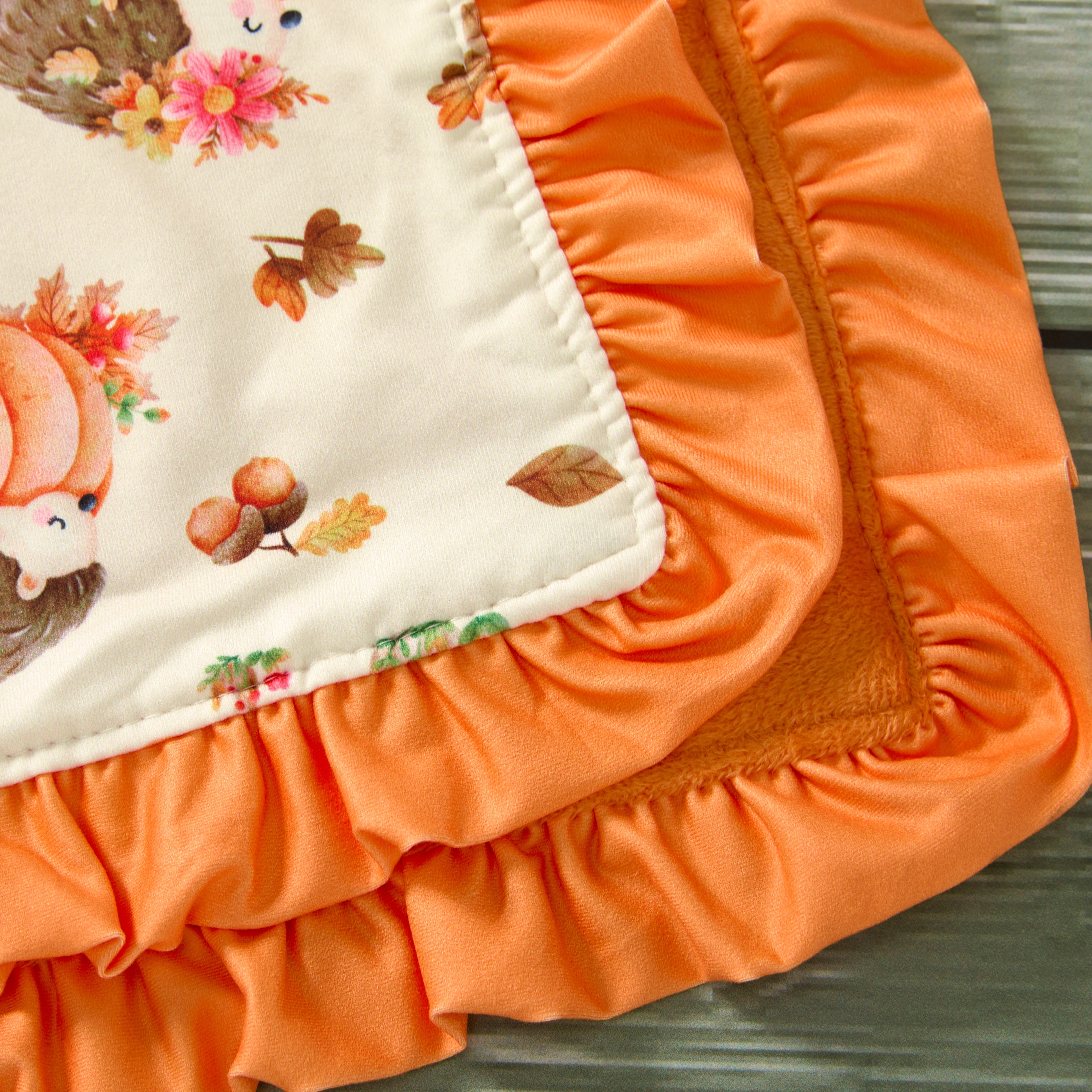 Hedgehog Hollow- Minky Blanket