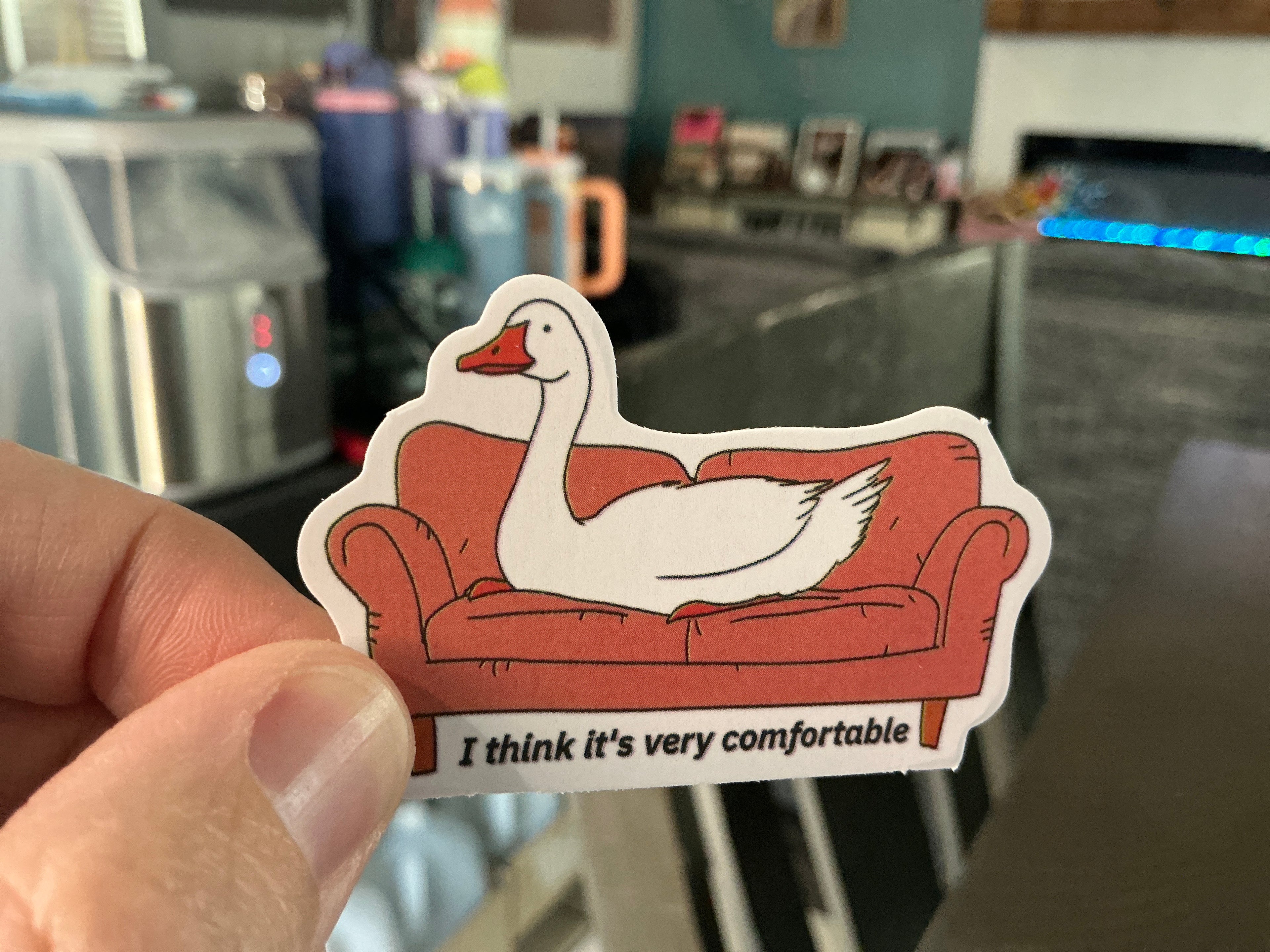 Goose Water bottle Stickers