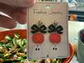 Cute Dangle Earrings- Bow, Pumpkin and Ghosts