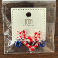 Patriotic Bow Earrings