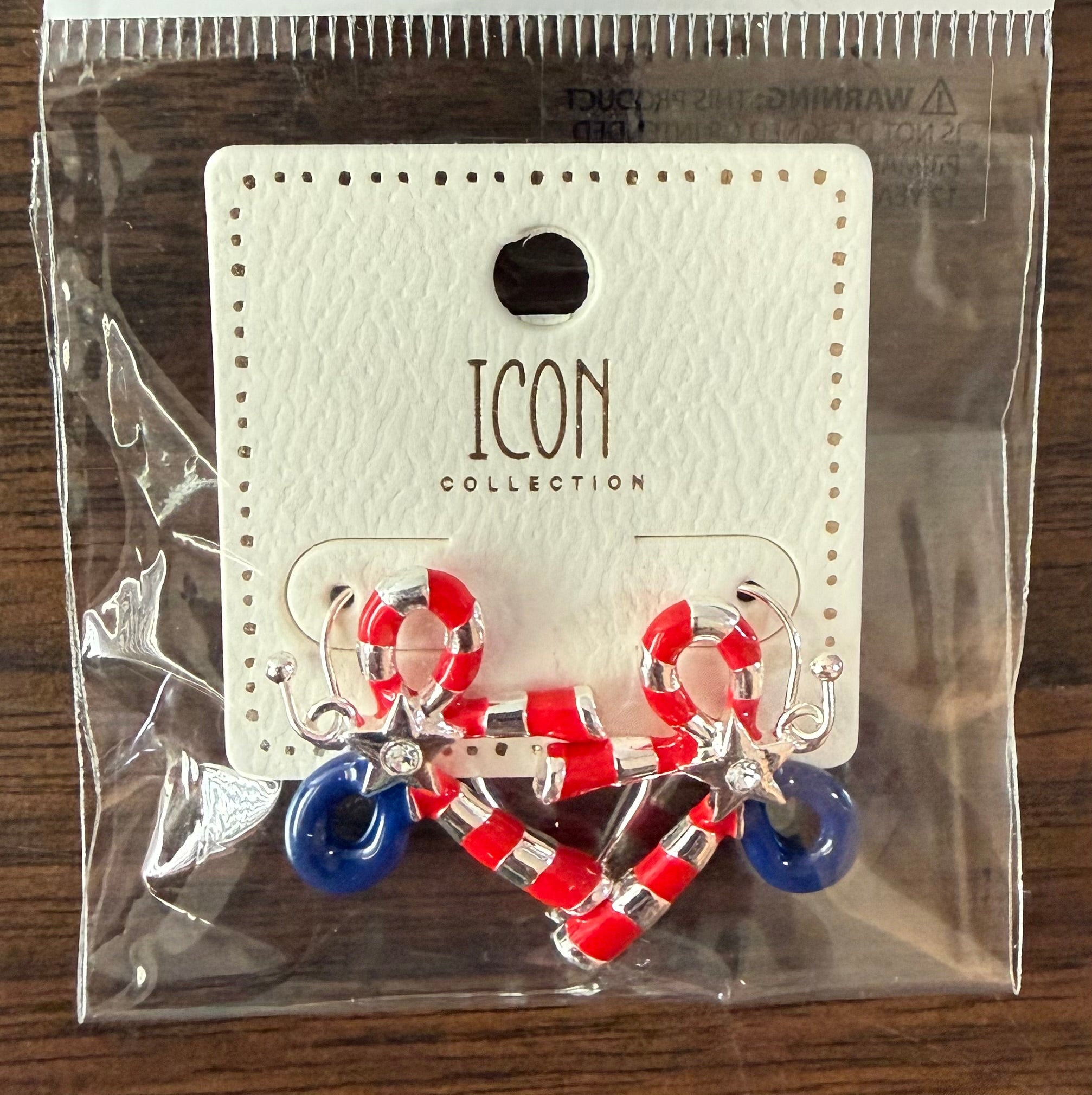 Patriotic Bow Earrings
