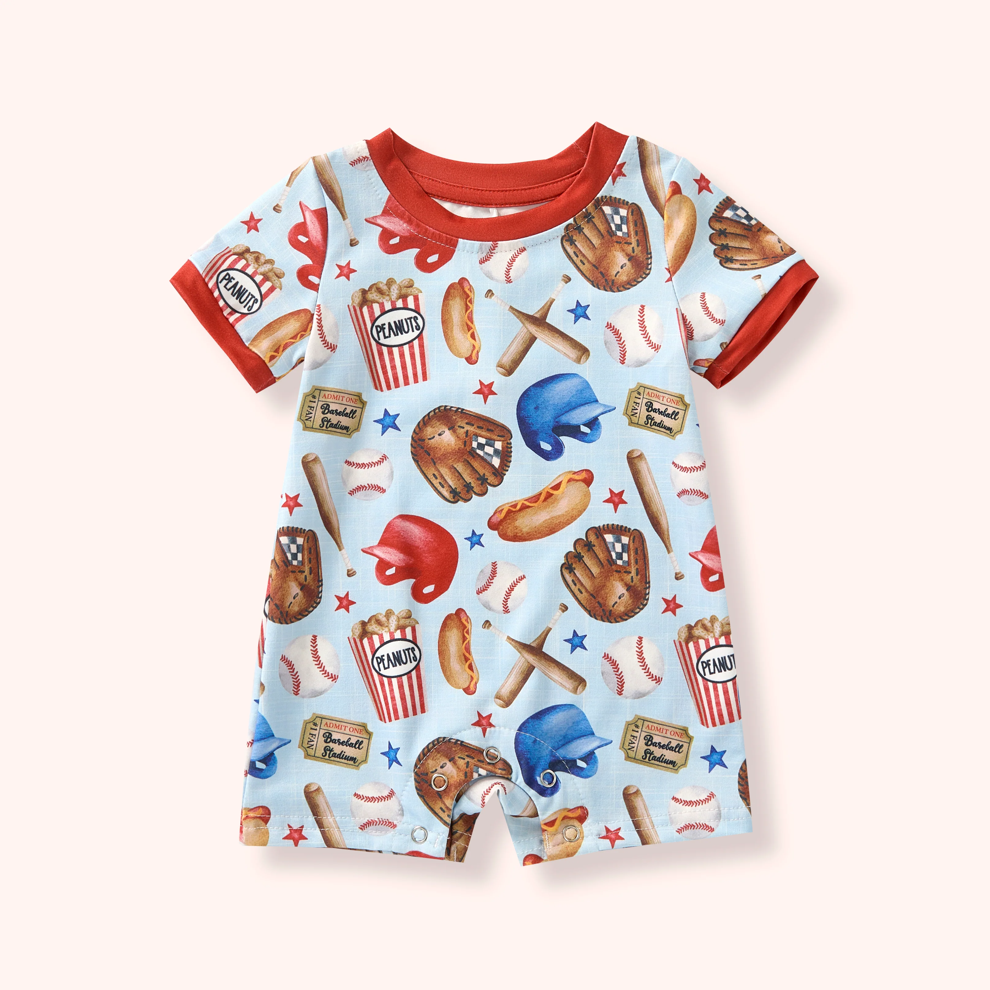 Baseball Life- Boy Romper