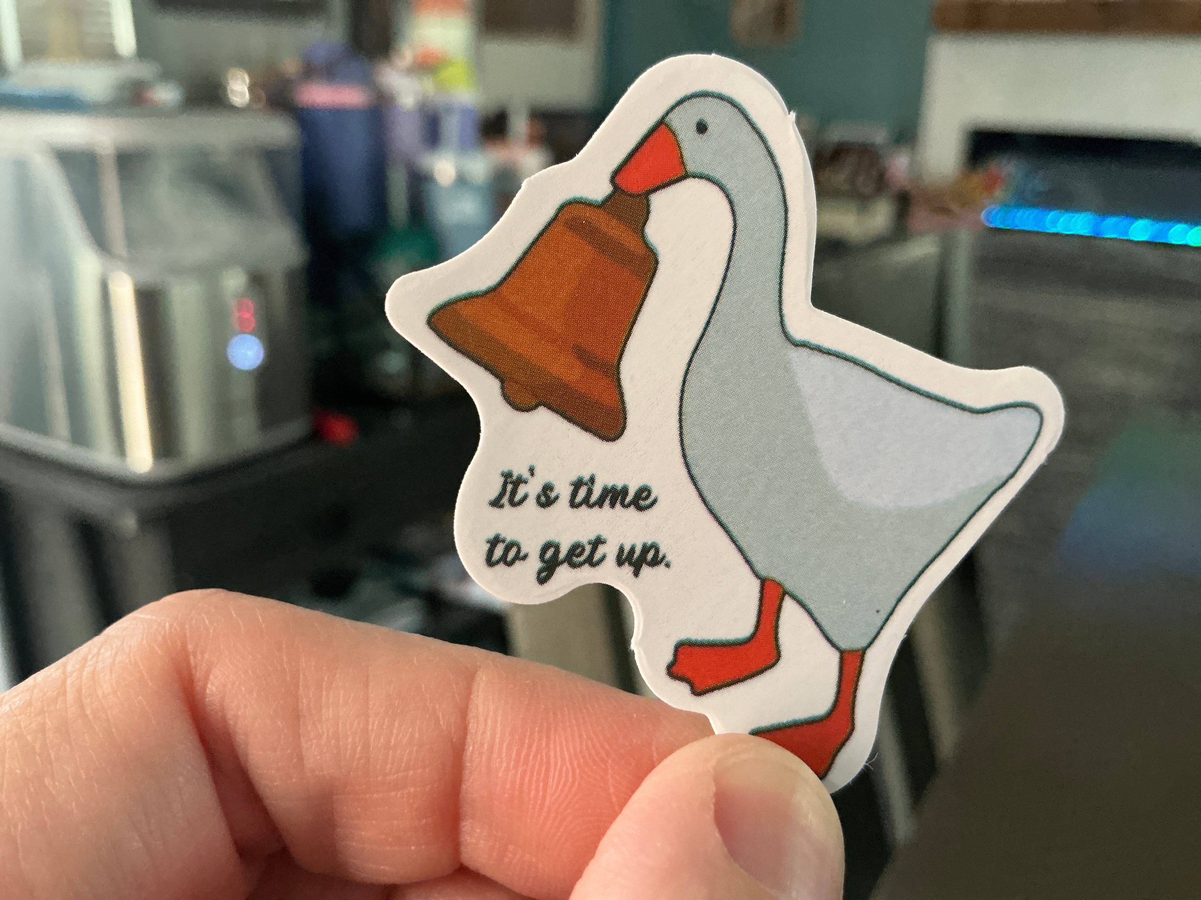 Goose Water bottle Stickers