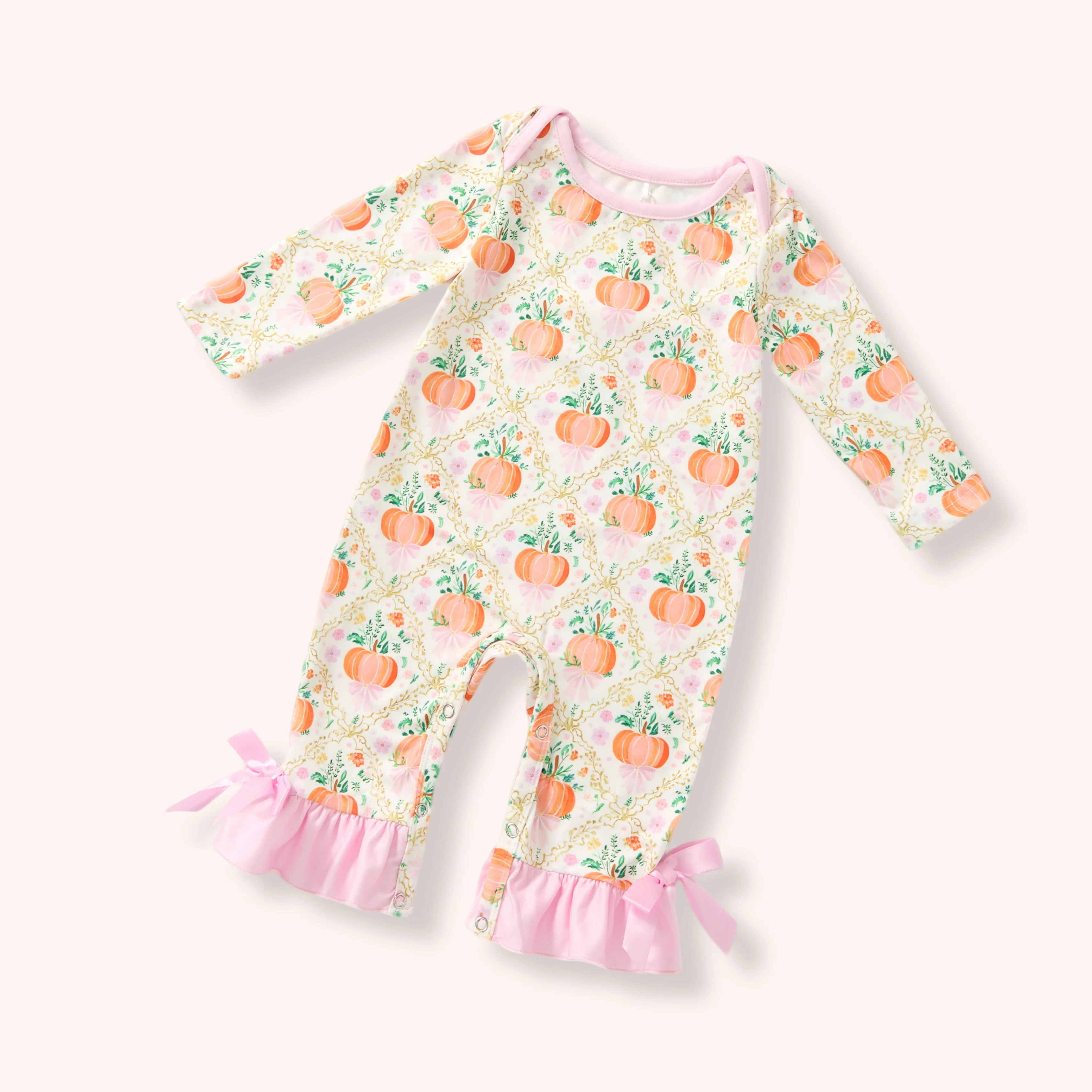 Pretty Pumpkins Infant Romper