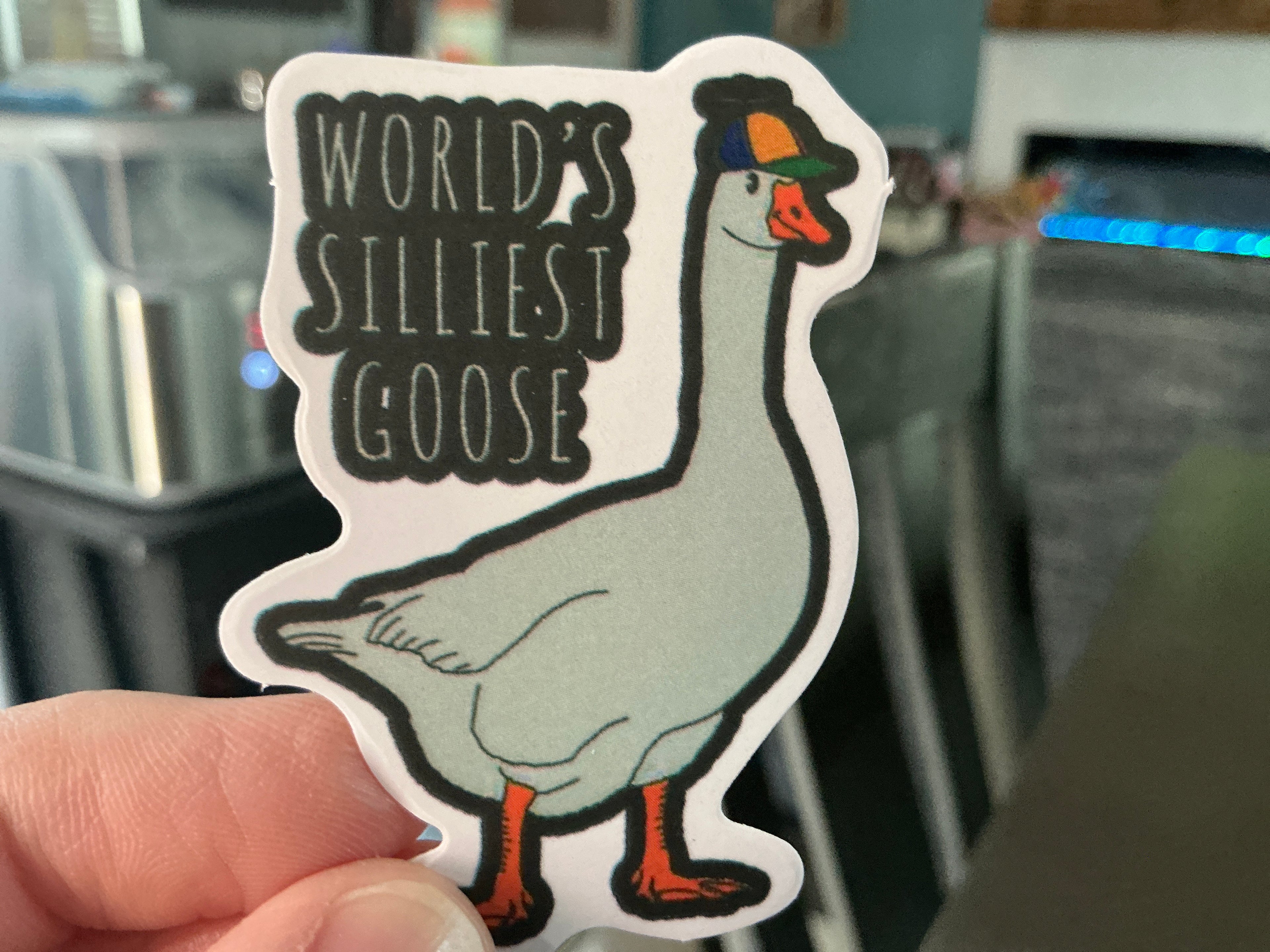 Goose Water bottle Stickers