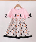 Pink Pumpkin Cat Dress