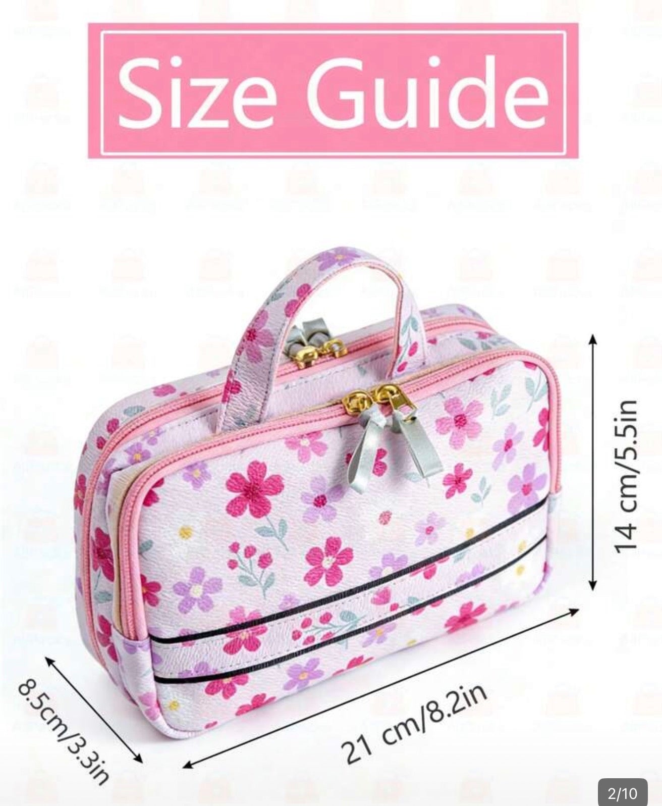 Flower Makeup Bag