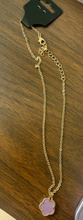 Purple Flower Necklace