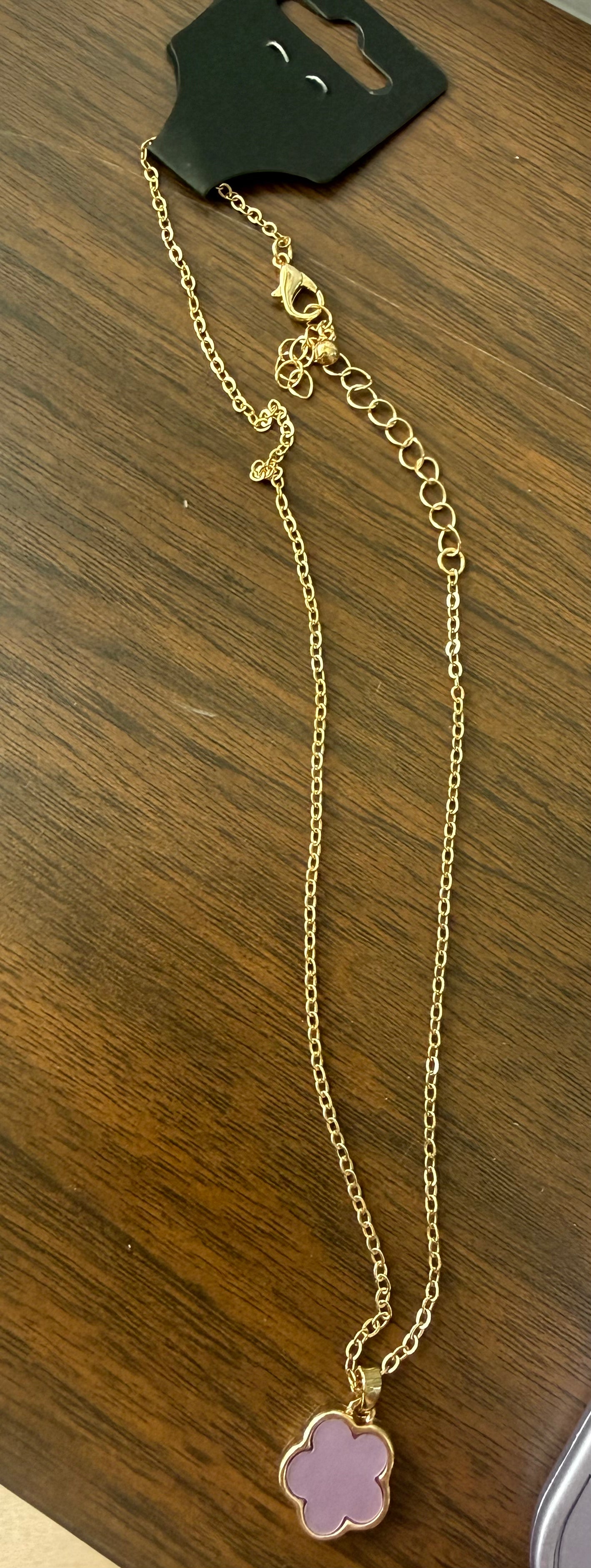 Purple Flower Necklace